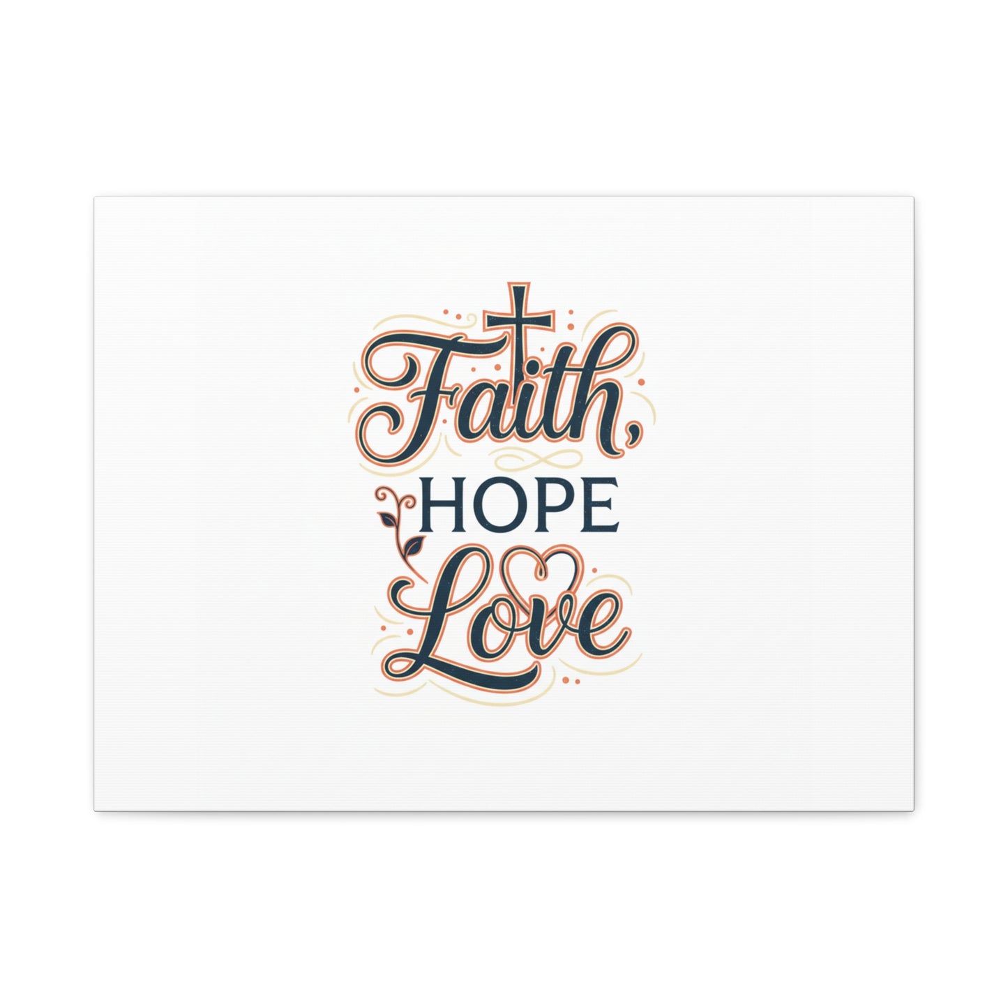 Faith Hope Love canvas, wall art