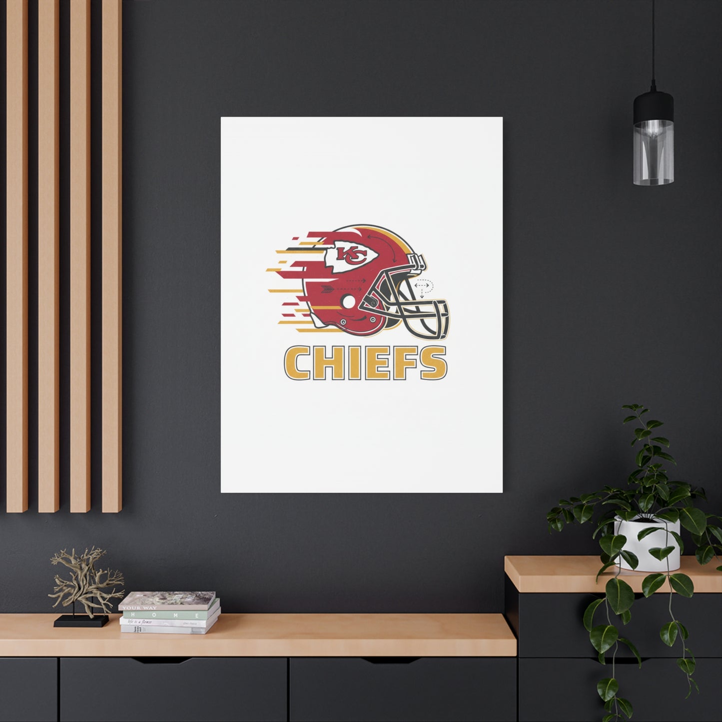 KC Chiefs Canvas  Wall Art
