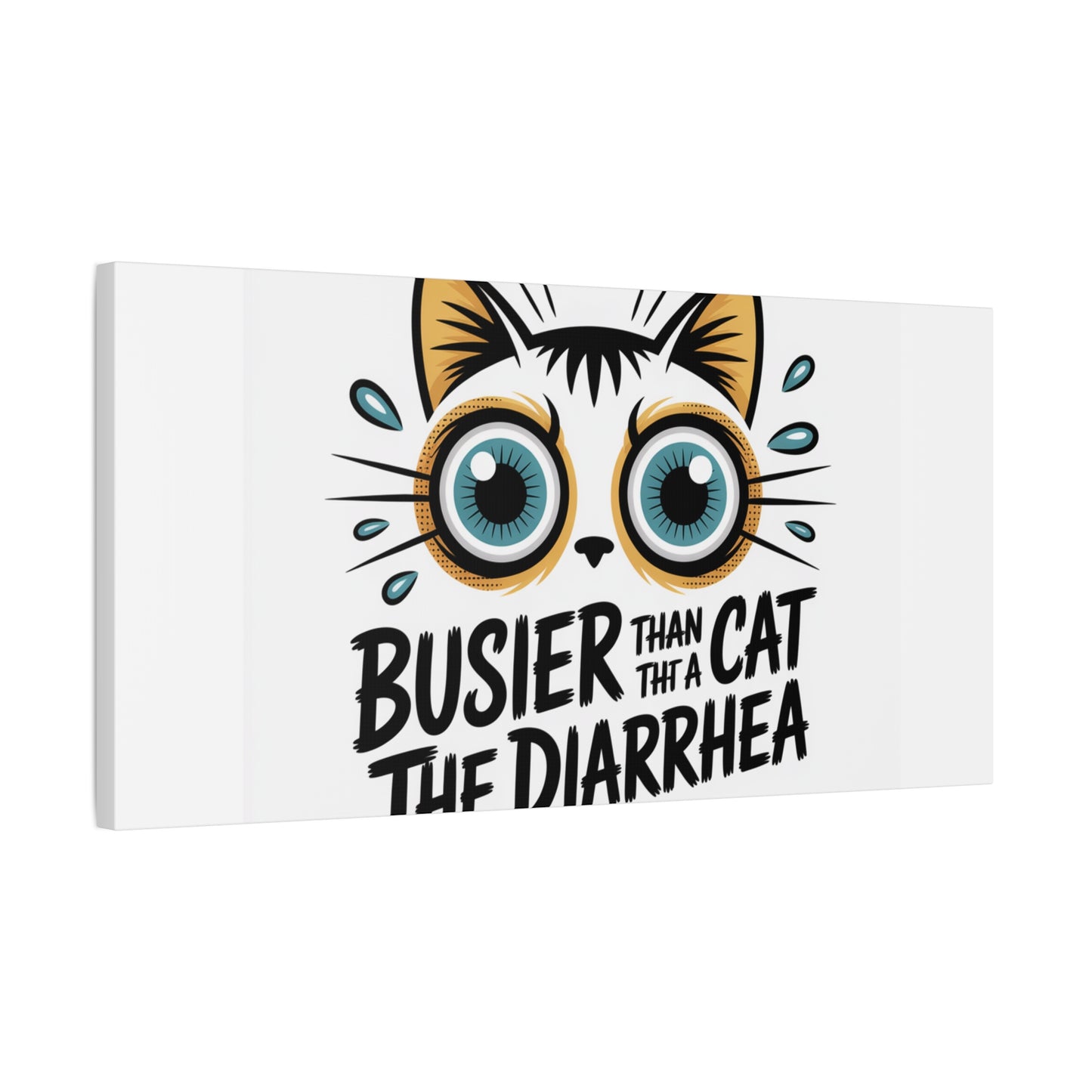 Humorous Cat  Canvas Wall Art