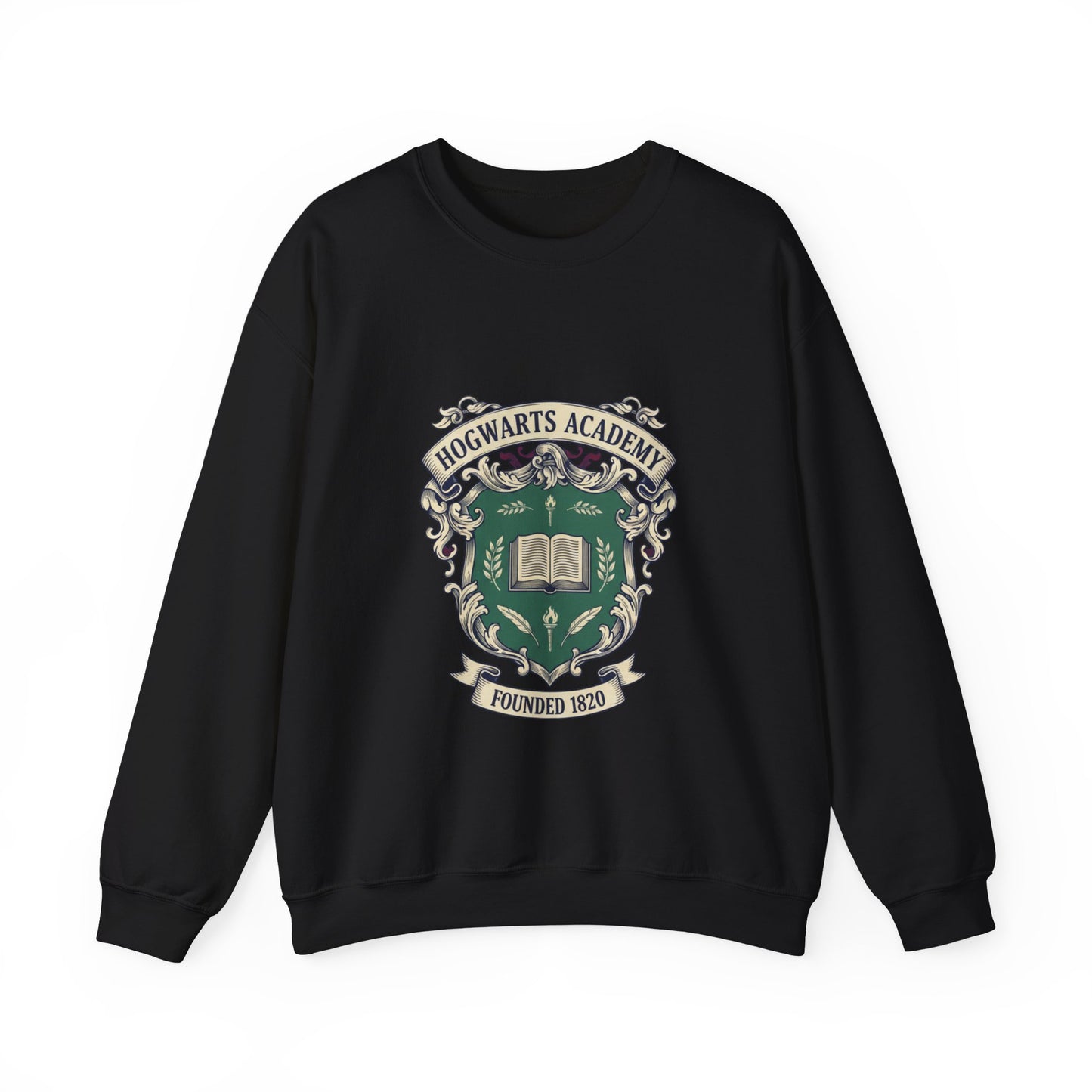 Hogwarts Ivy-Style Emblem Sweatshirt | Old Money Crest, Collegiate Club Logo