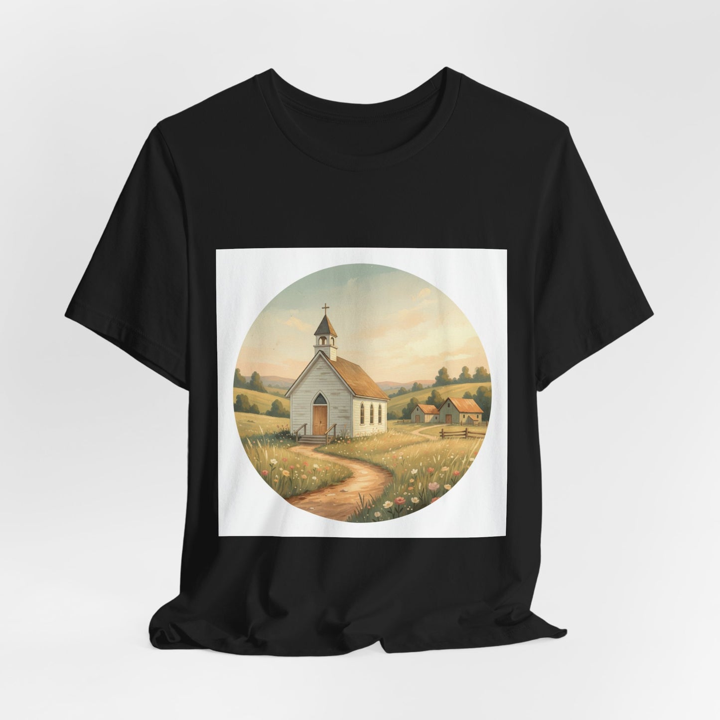 Country Church -Unisex Jersey Short Sleeve Tee