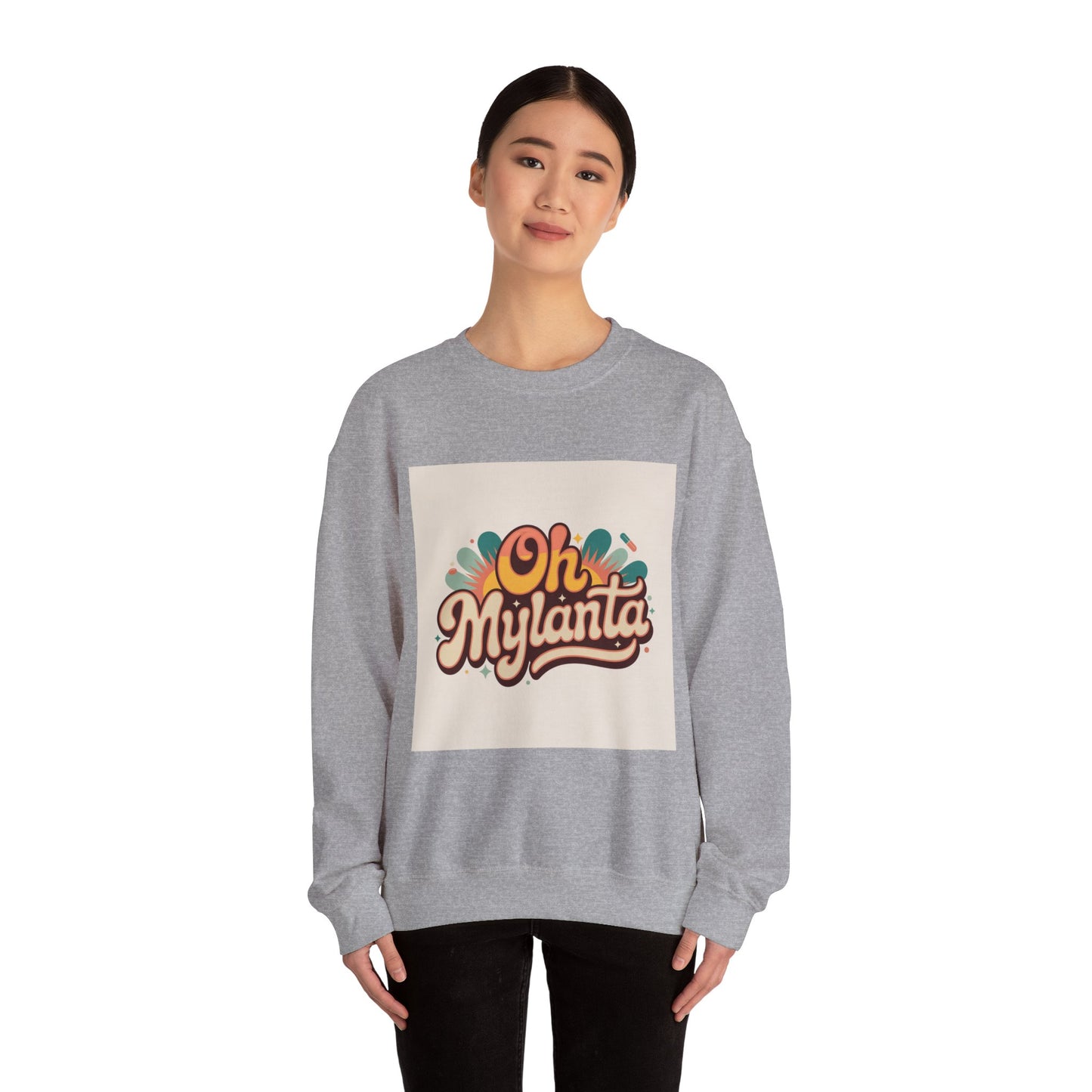 Oh Mylanta Retro Script Crewneck Sweatshirt |