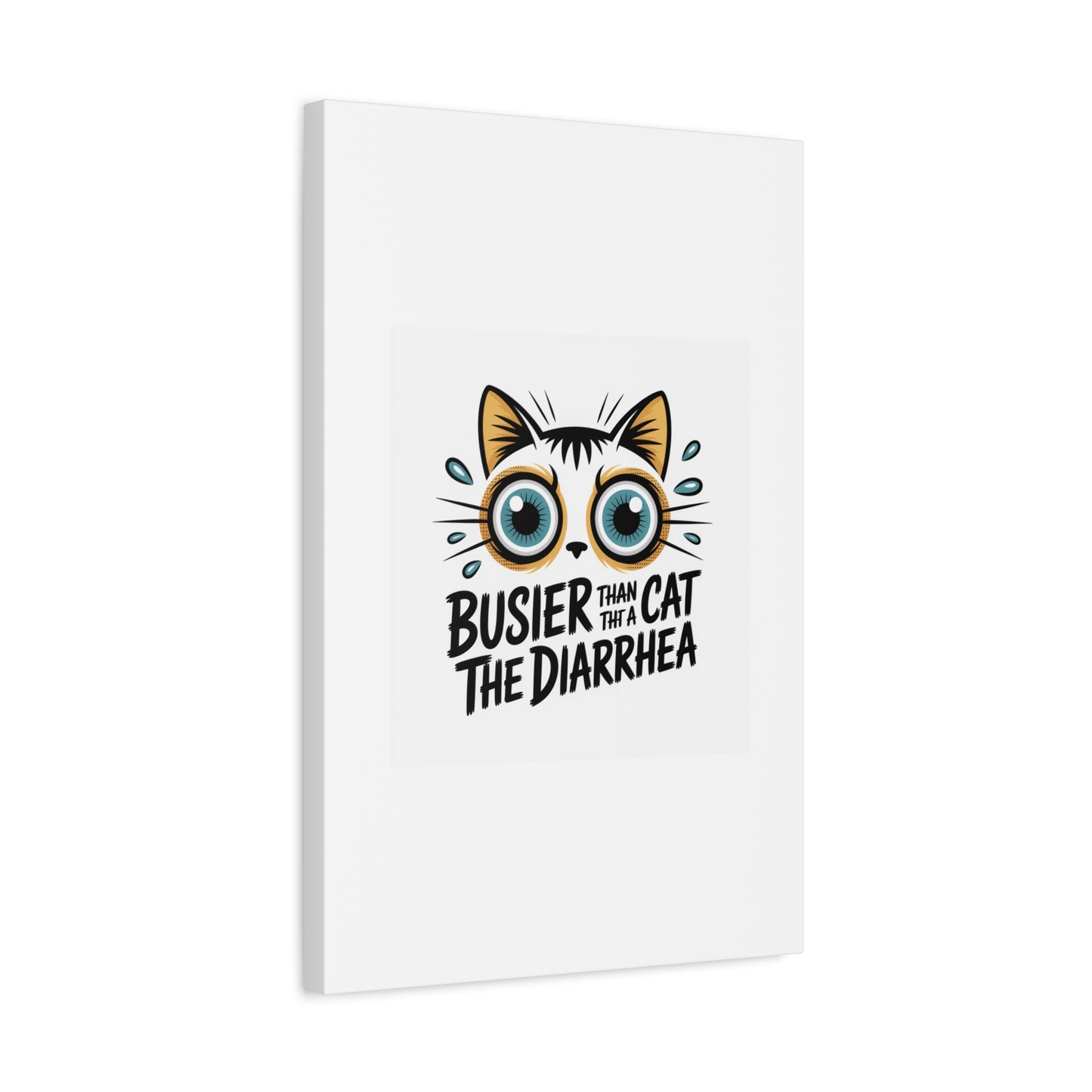 Humorous Cat  Canvas Wall Art