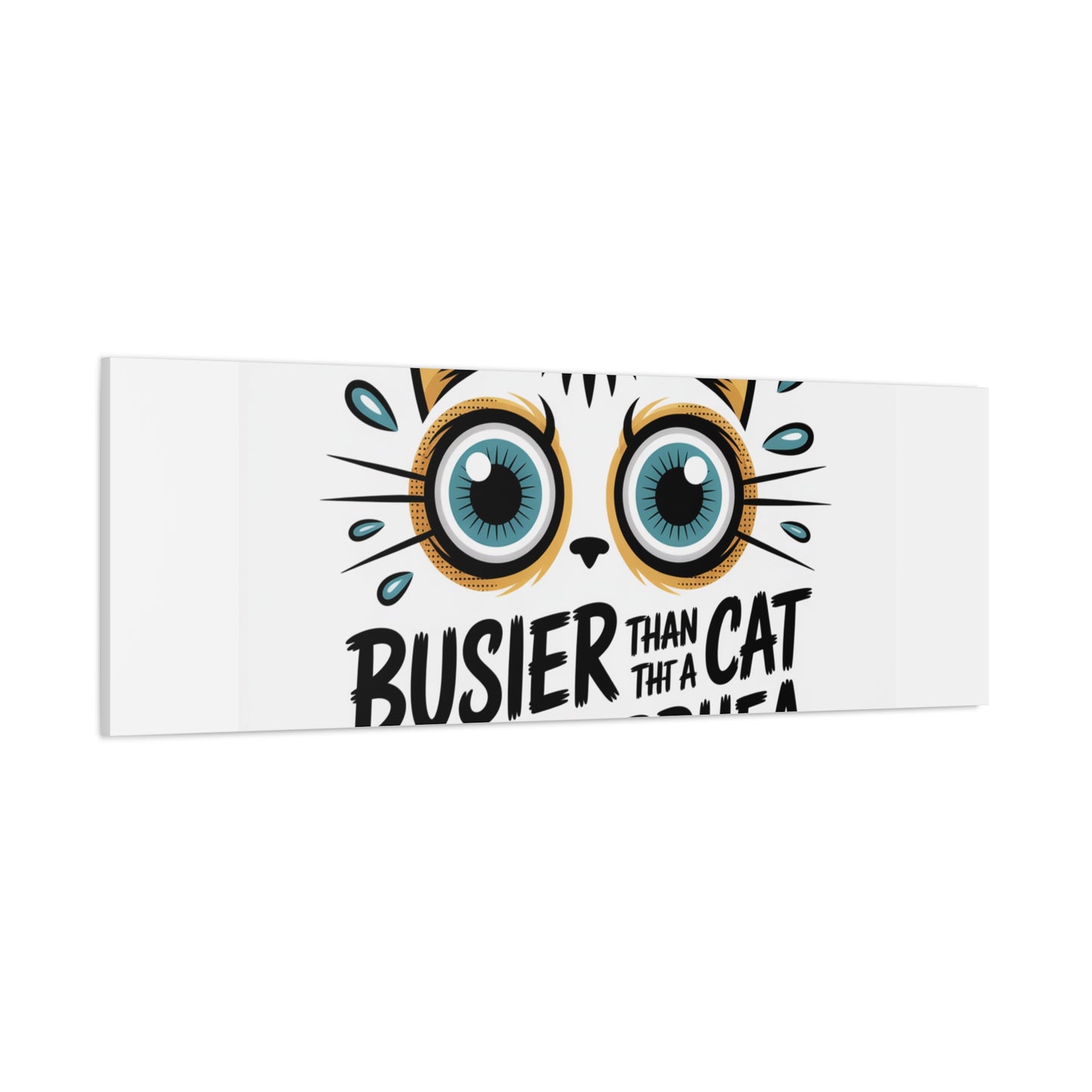 Humorous Cat  Canvas Wall Art