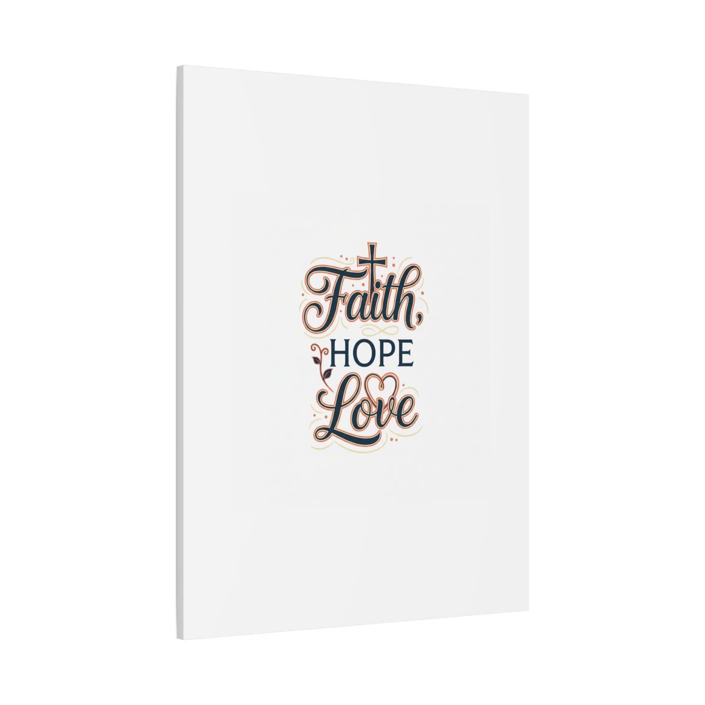 Faith Hope Love canvas, wall art