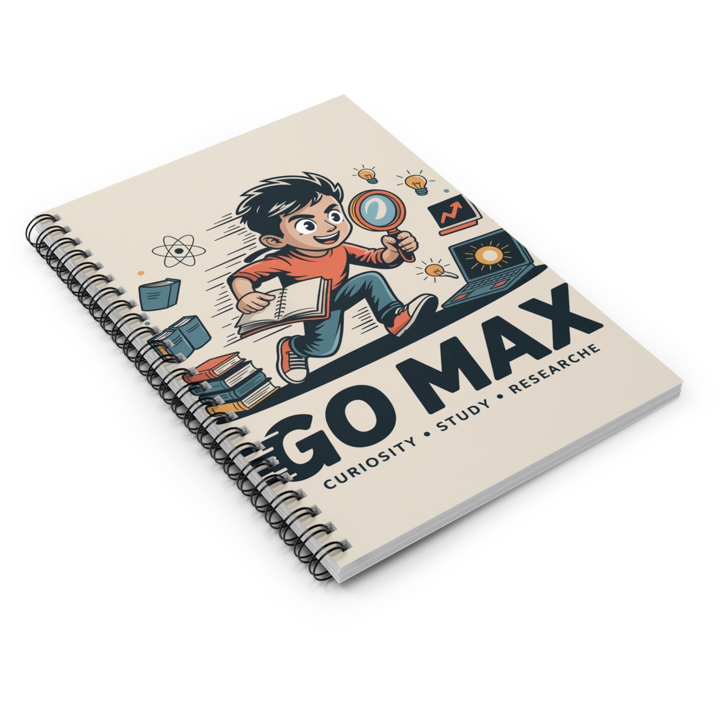 Go Max--Spiral Notebook - Ruled Line