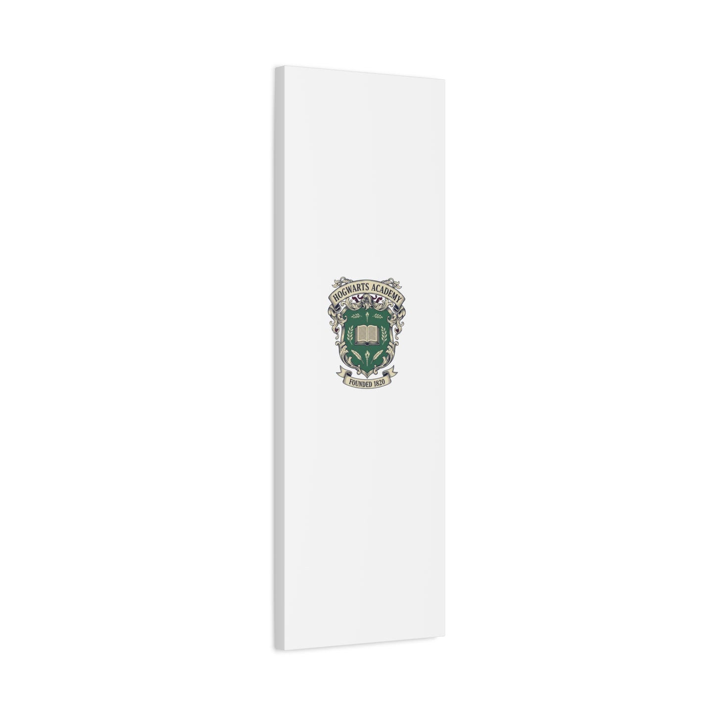 Hogwarts Ivy-Style Emblem Canvas | vintage club logo, old money crest