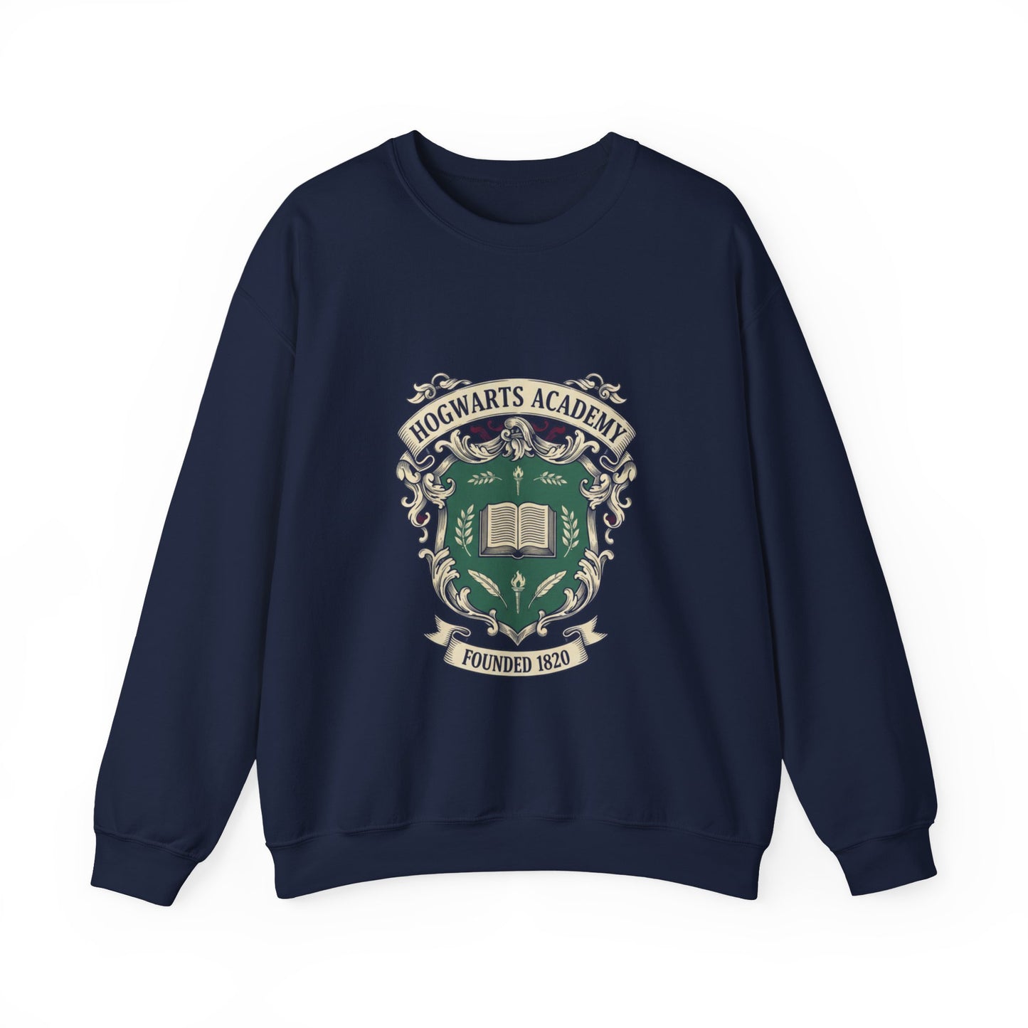 Hogwarts Ivy-Style Emblem Sweatshirt | Old Money Crest, Collegiate Club Logo