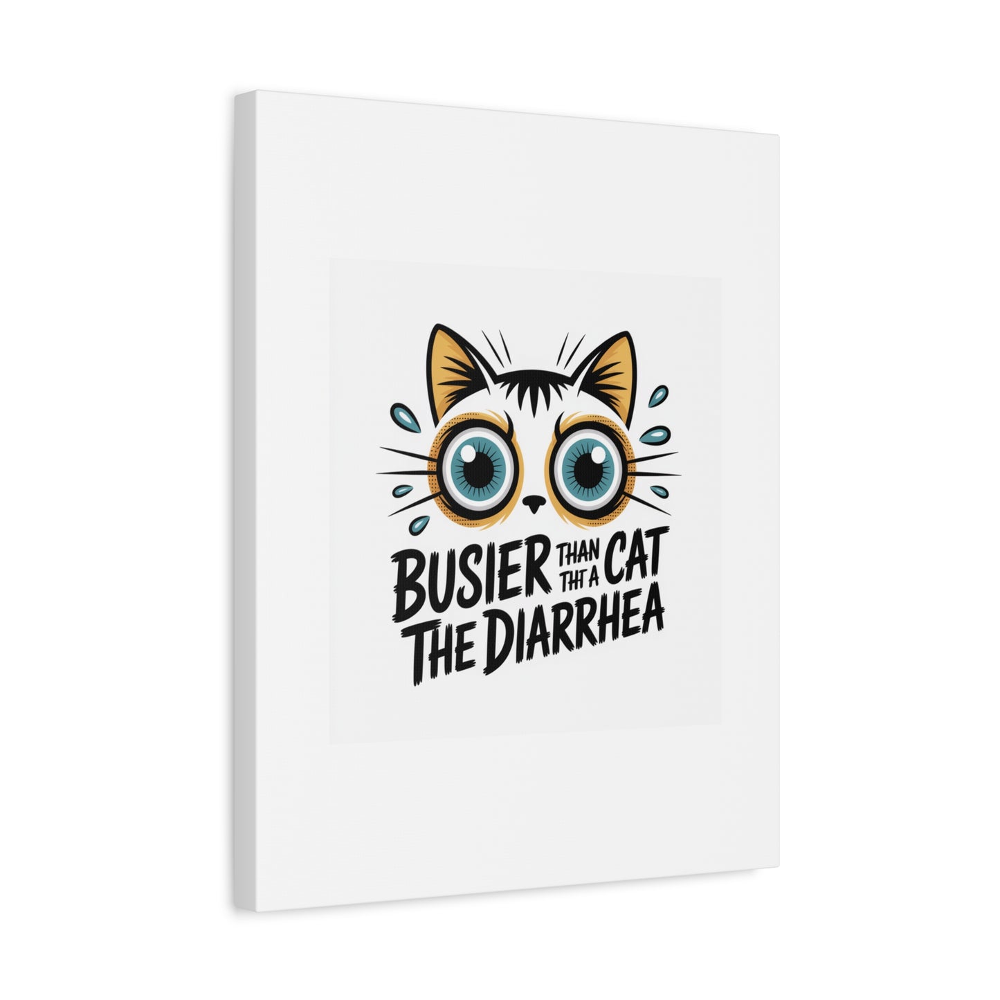 Humorous Cat  Canvas Wall Art