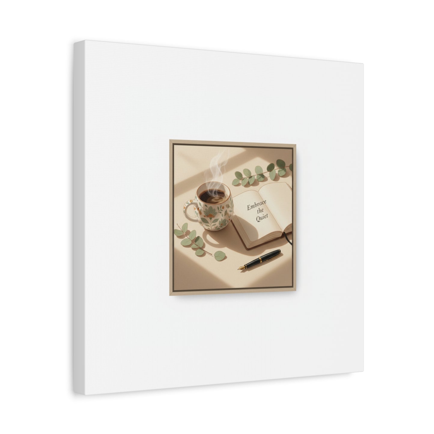 embrace the quiet canvas | morning routine art, sunrise decor