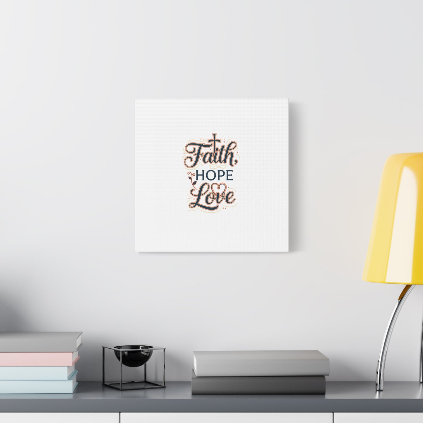 Faith Hope Love canvas, wall art