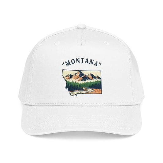 Montana Mountain State Cap — Vintage Scenic Baseball Hat