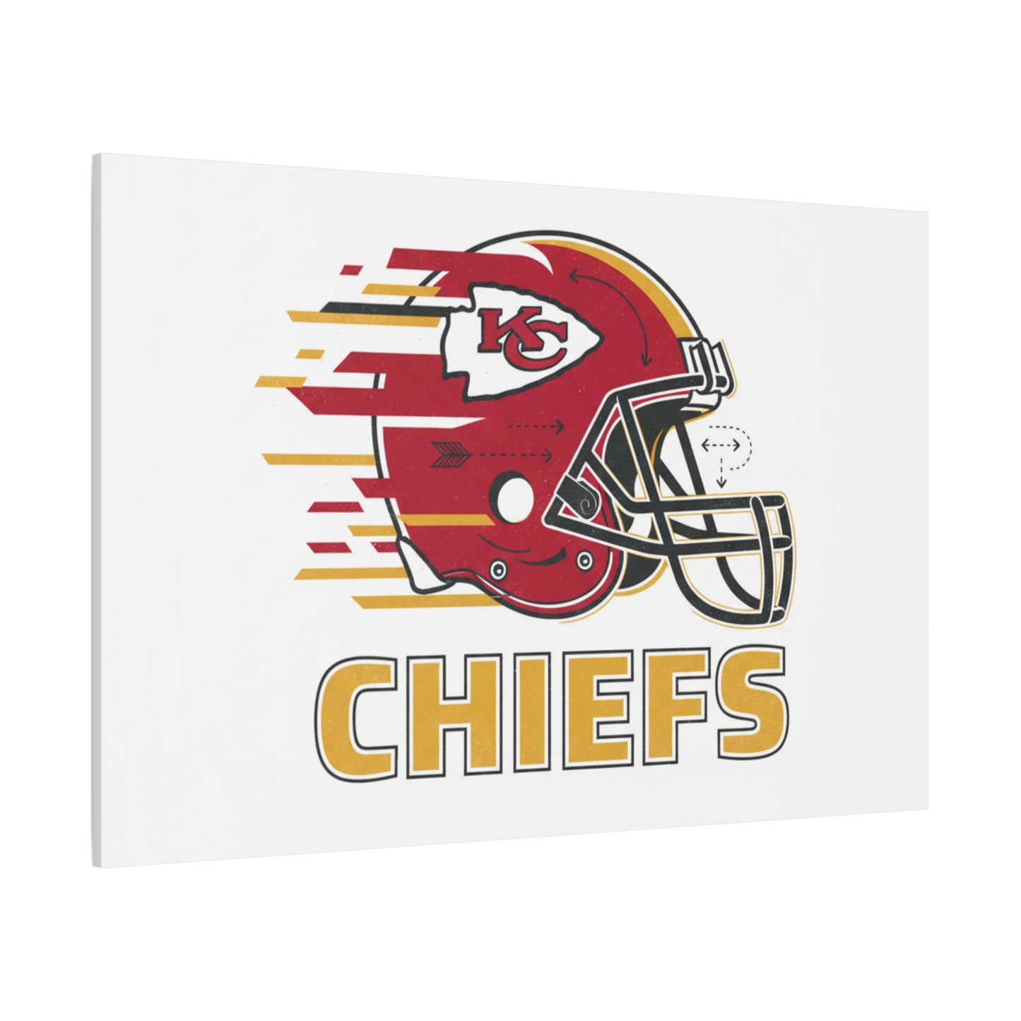 KC Chiefs Canvas  Wall Art