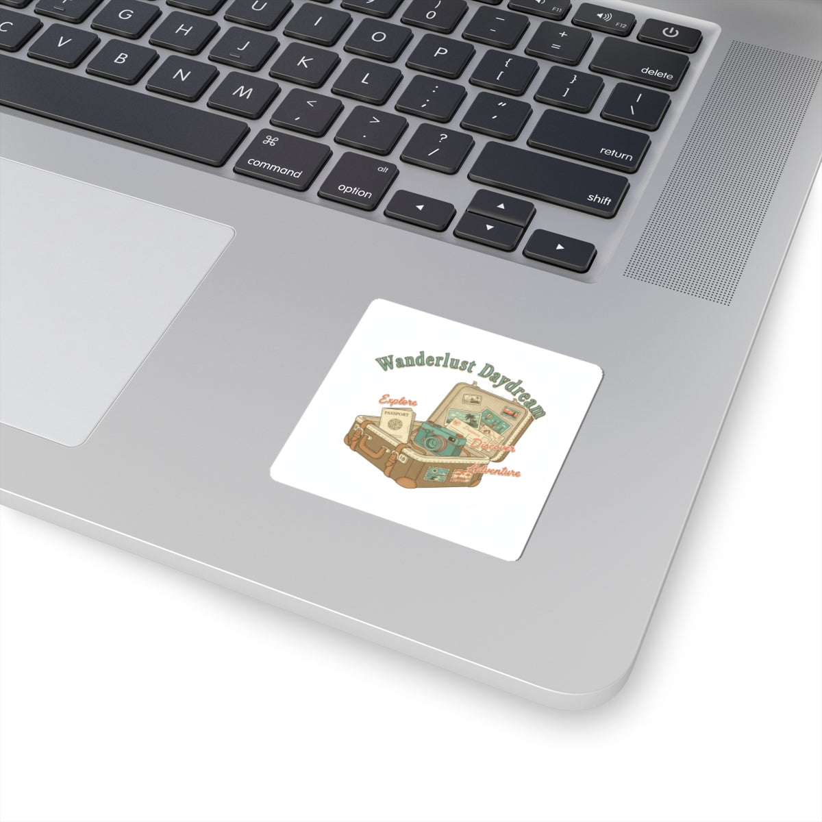 Wanderlust Daydream passport stamp travel stickers | Retro travel postcard vibe