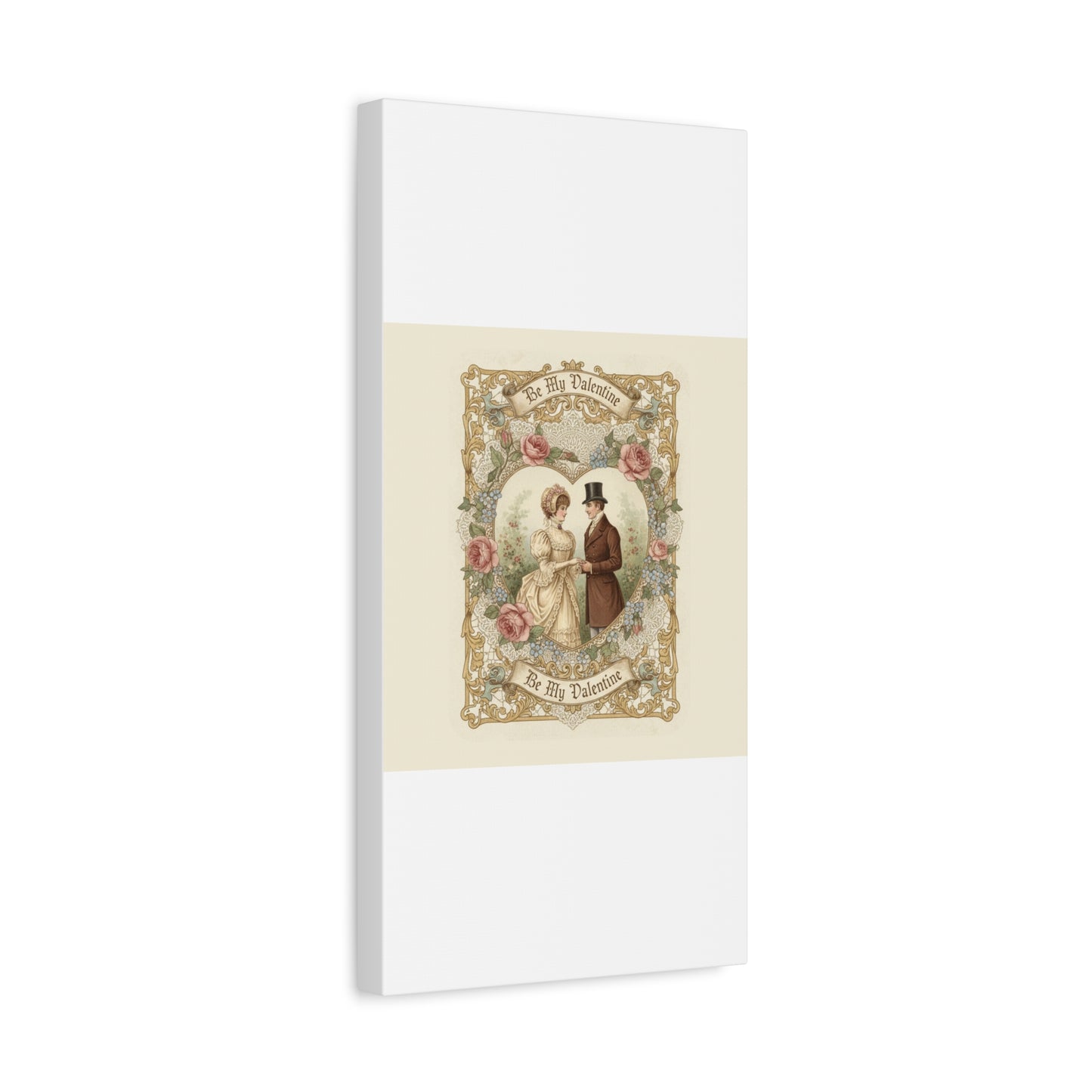 Victorian Valentine Print Canvas | Retro Americana, Vintage Romance