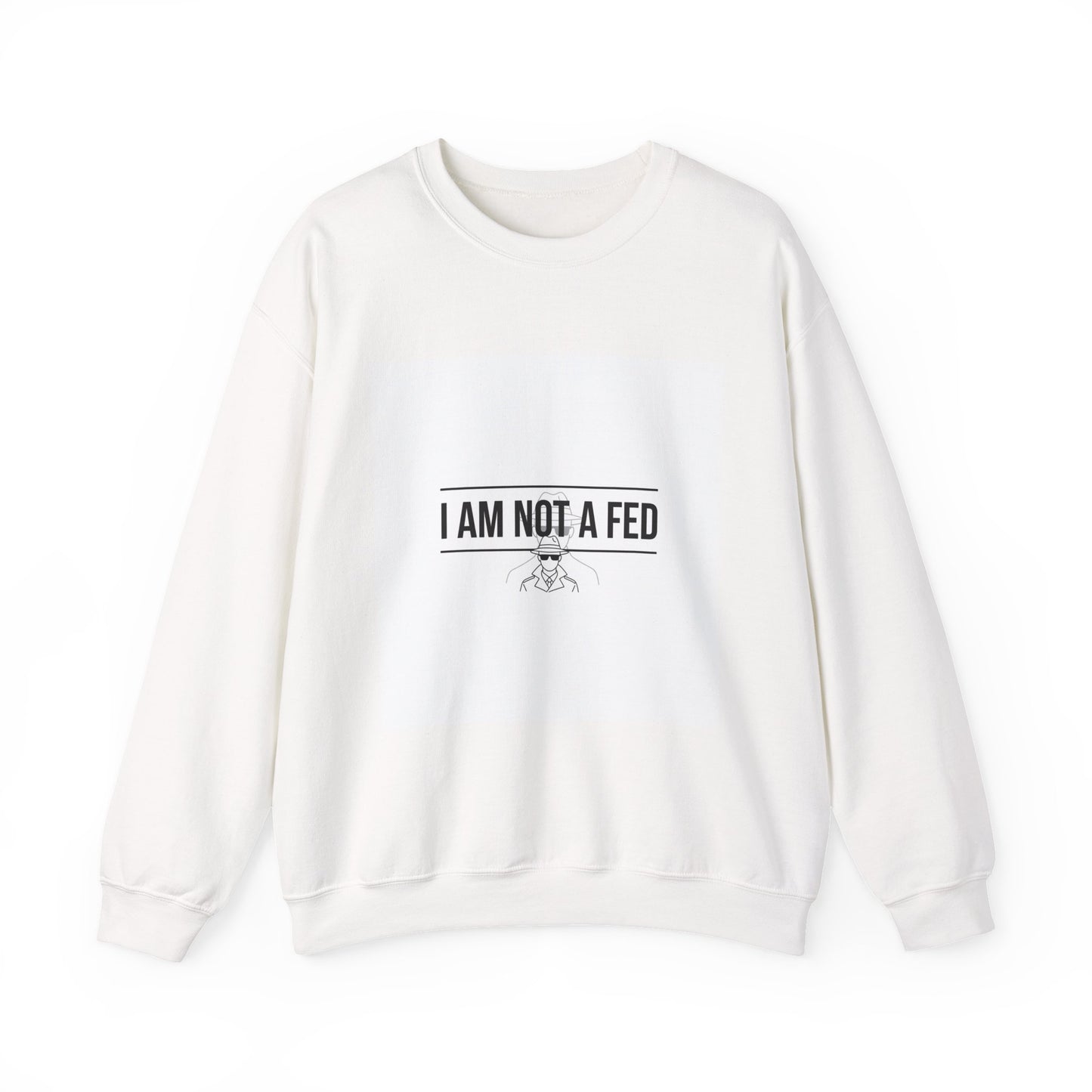 I Am Not a Fed Sweatshirt | Sarcastic Introvert Humor, Anxiety Humor