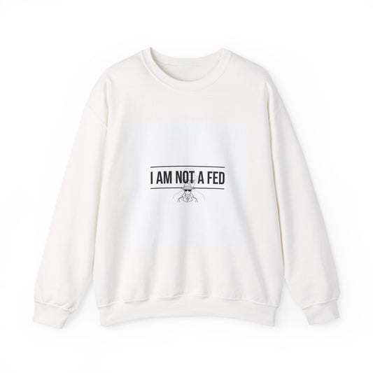 I Am Not a Fed Sweatshirt | Sarcastic Introvert Humor, Anxiety Humor