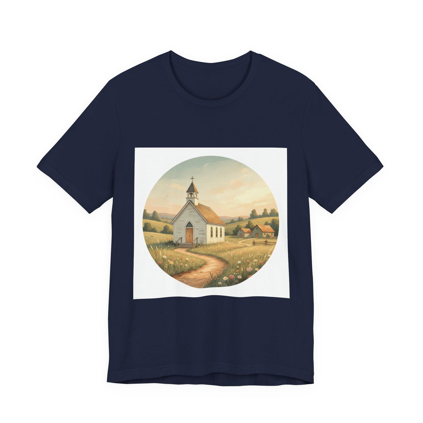 Country Church -Unisex Jersey Short Sleeve Tee