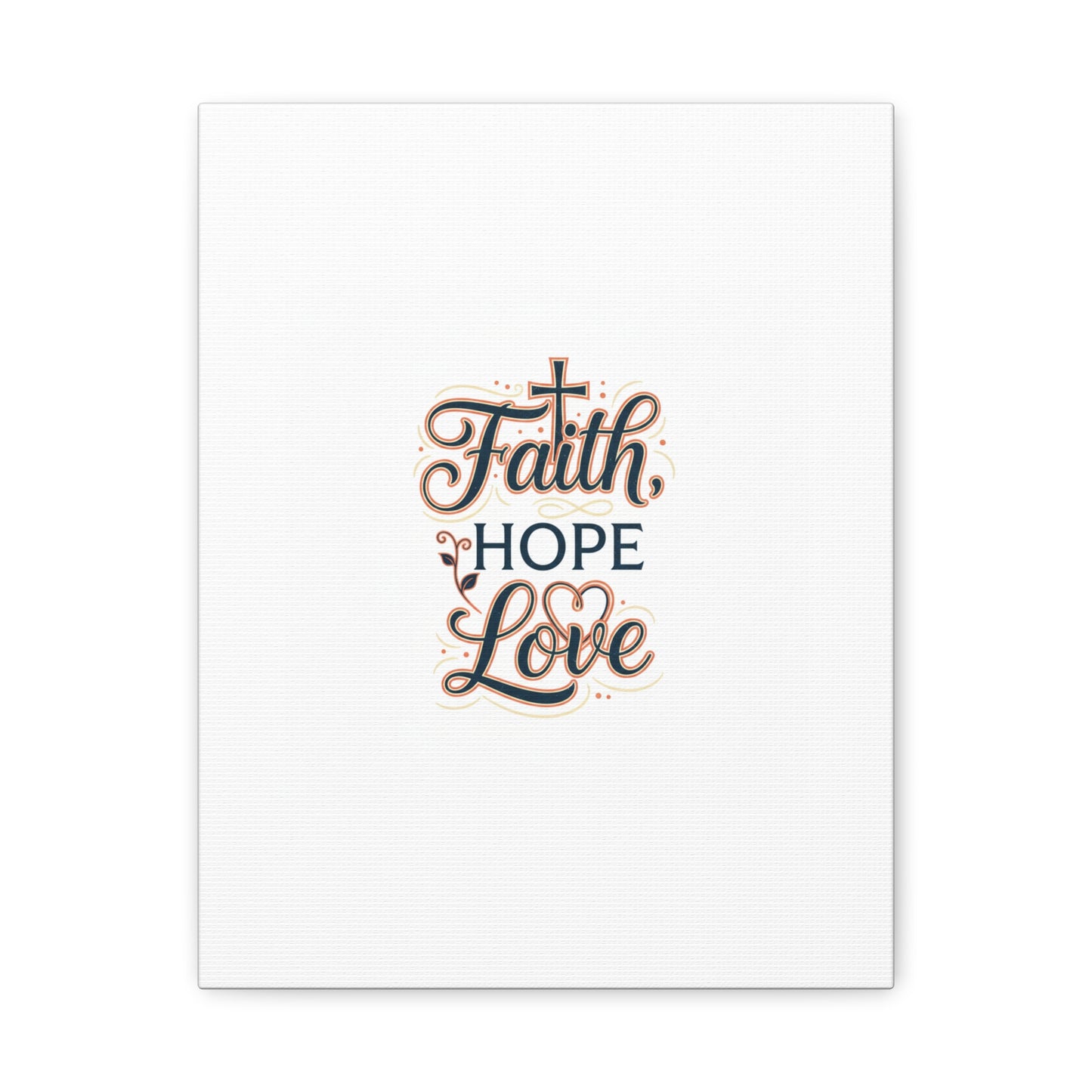 Faith Hope Love canvas, wall art