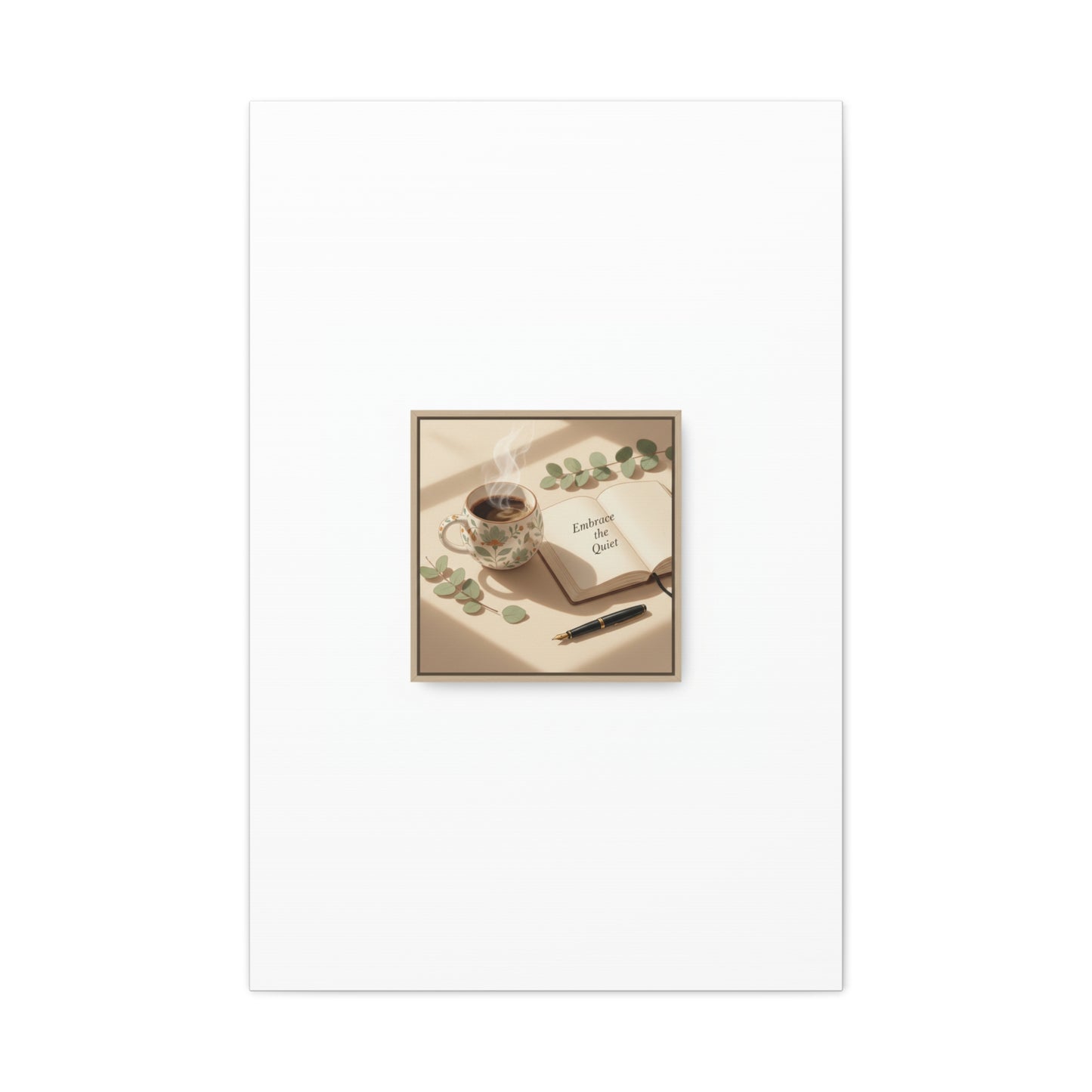 embrace the quiet canvas | morning routine art, sunrise decor