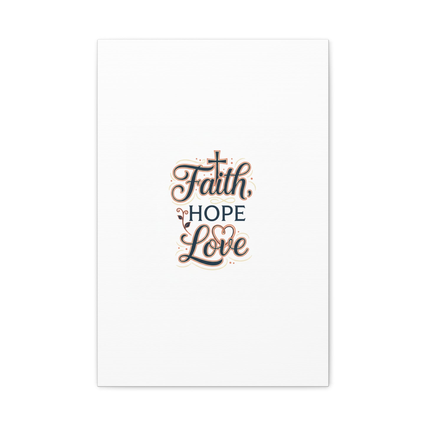 Faith Hope Love canvas, wall art
