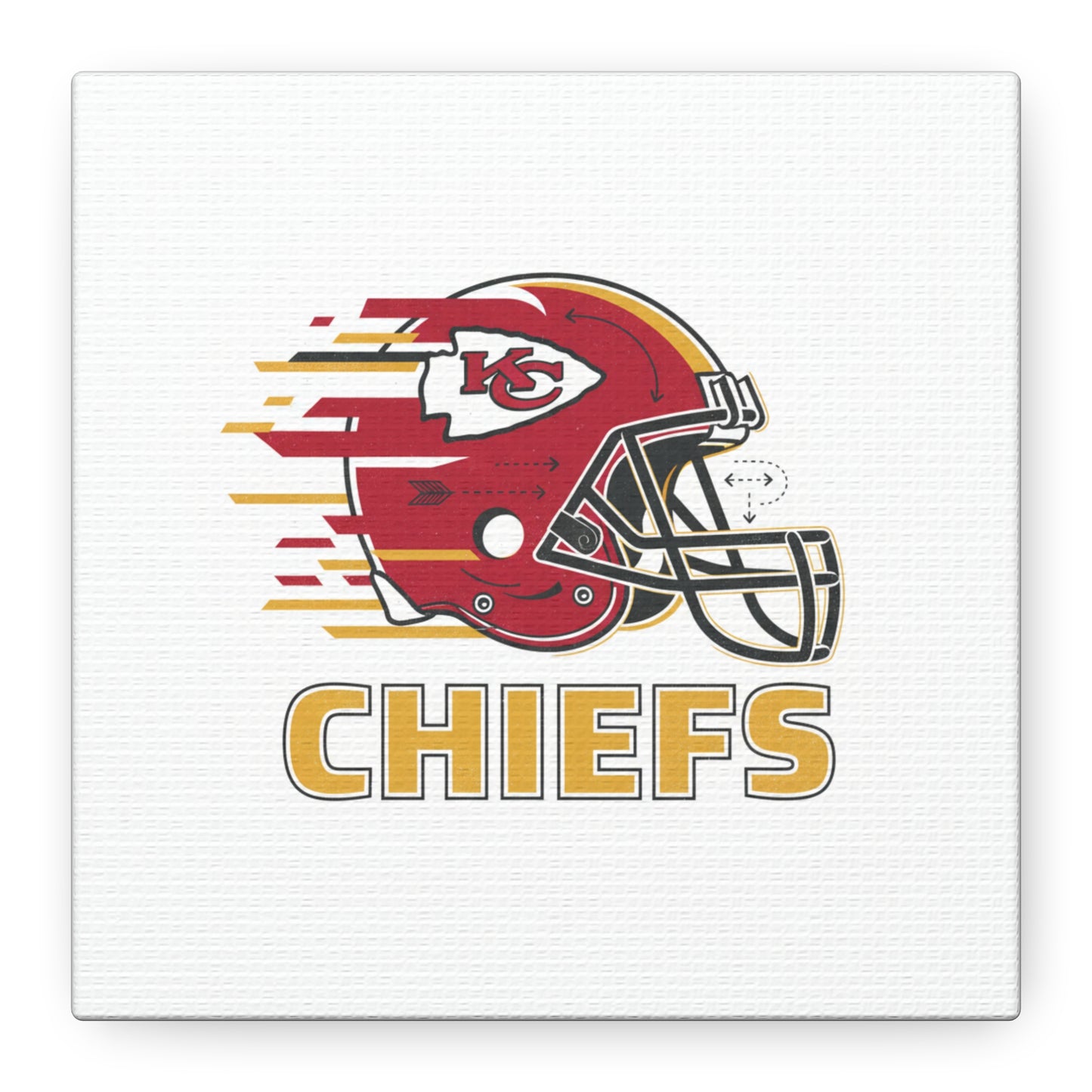 KC Chiefs Canvas  Wall Art