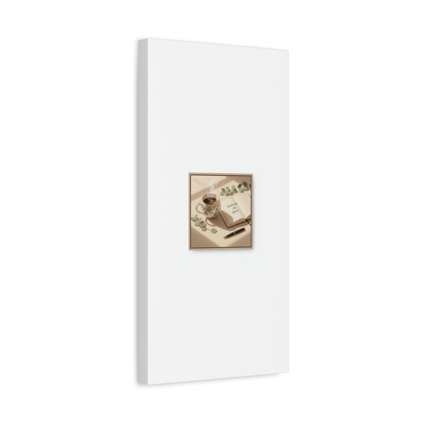 embrace the quiet canvas | morning routine art, sunrise decor