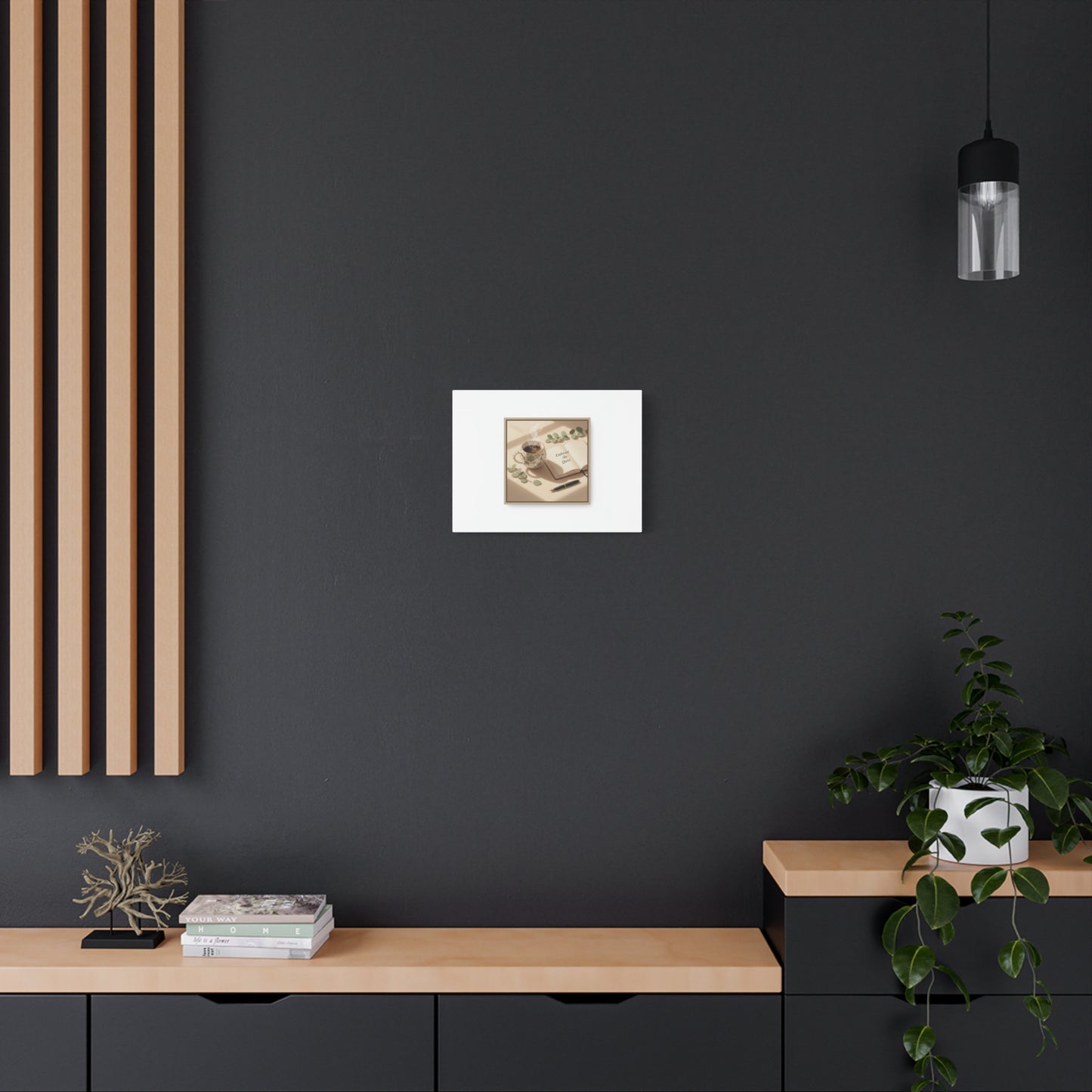 embrace the quiet canvas | morning routine art, sunrise decor