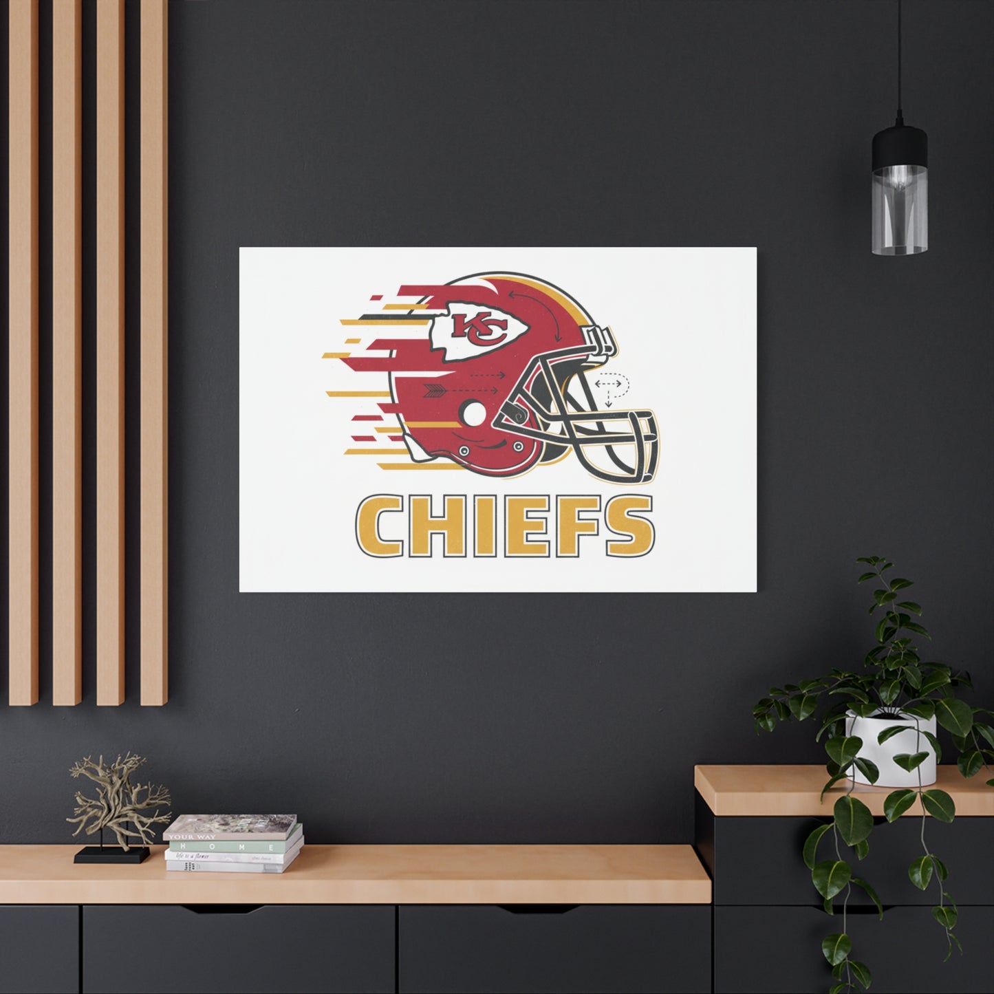 KC Chiefs Canvas  Wall Art
