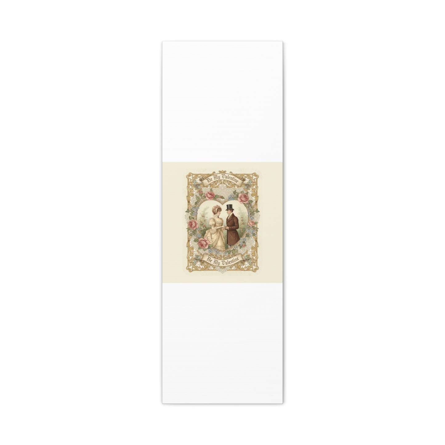 Victorian Valentine Print Canvas | Retro Americana, Vintage Romance