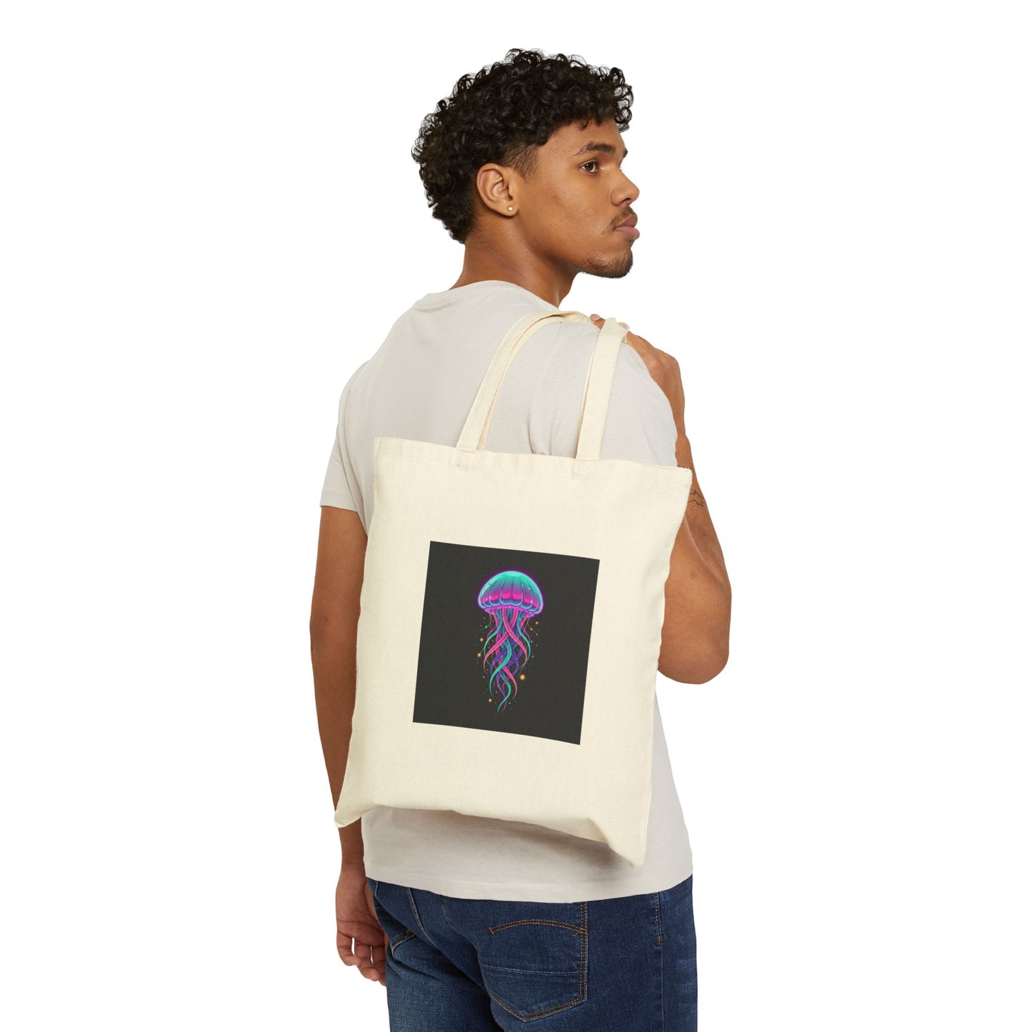 Neon Jellyfish Tote