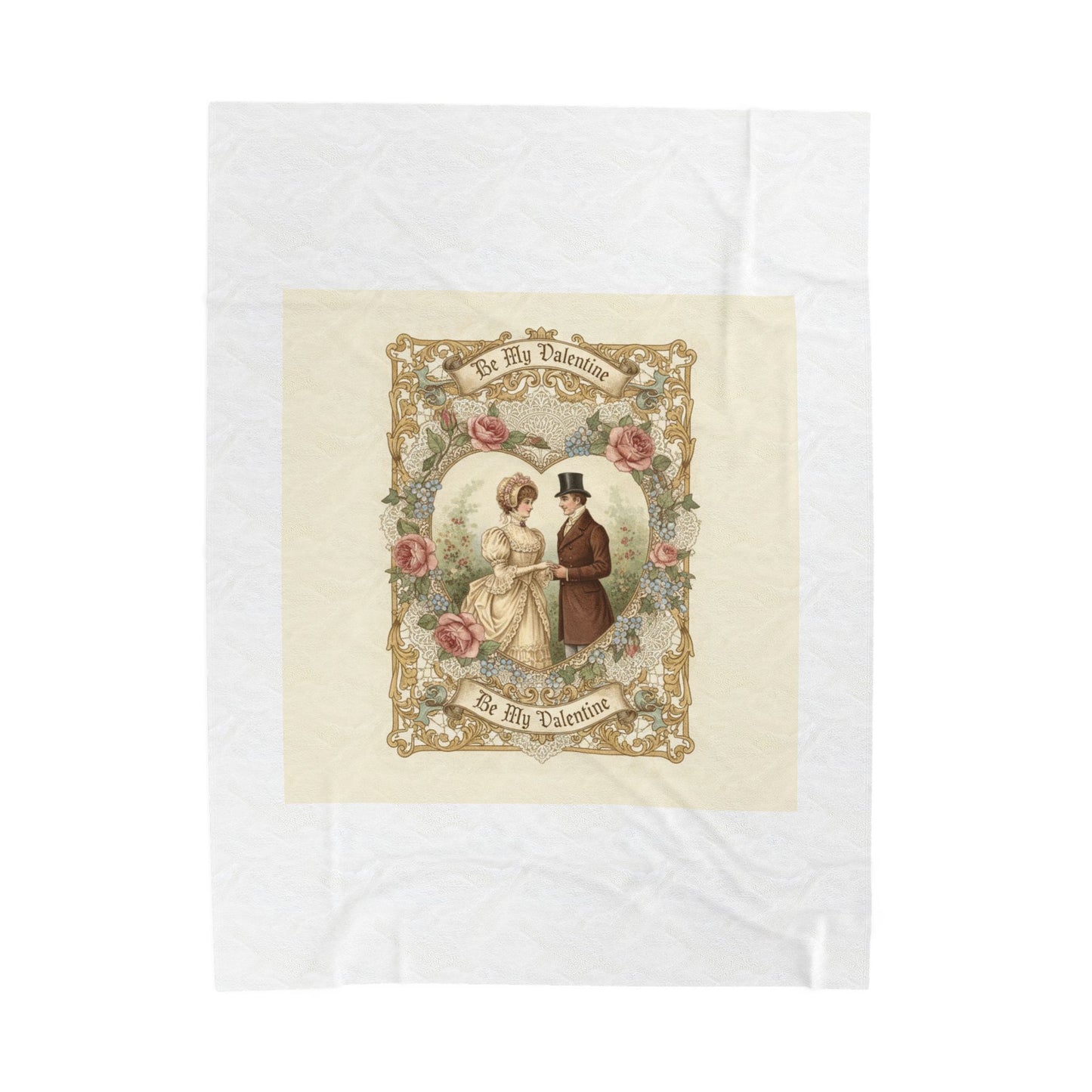 Vintage Valentine Velvet Blanket | Retro Americana, Roadside Diner Style