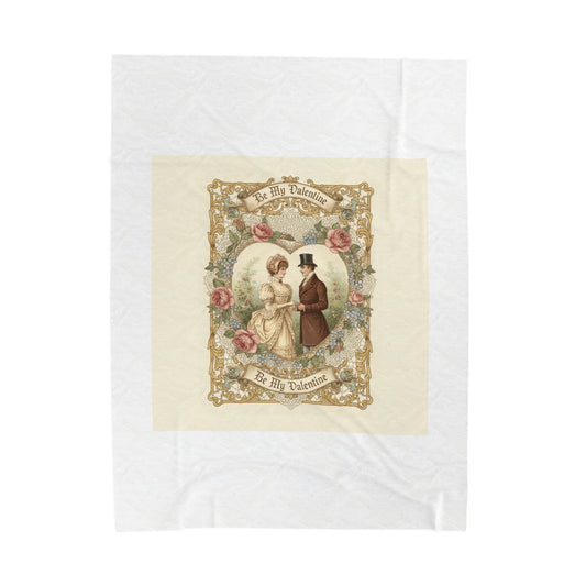 Vintage Valentine Velvet Blanket | Retro Americana, Roadside Diner Style