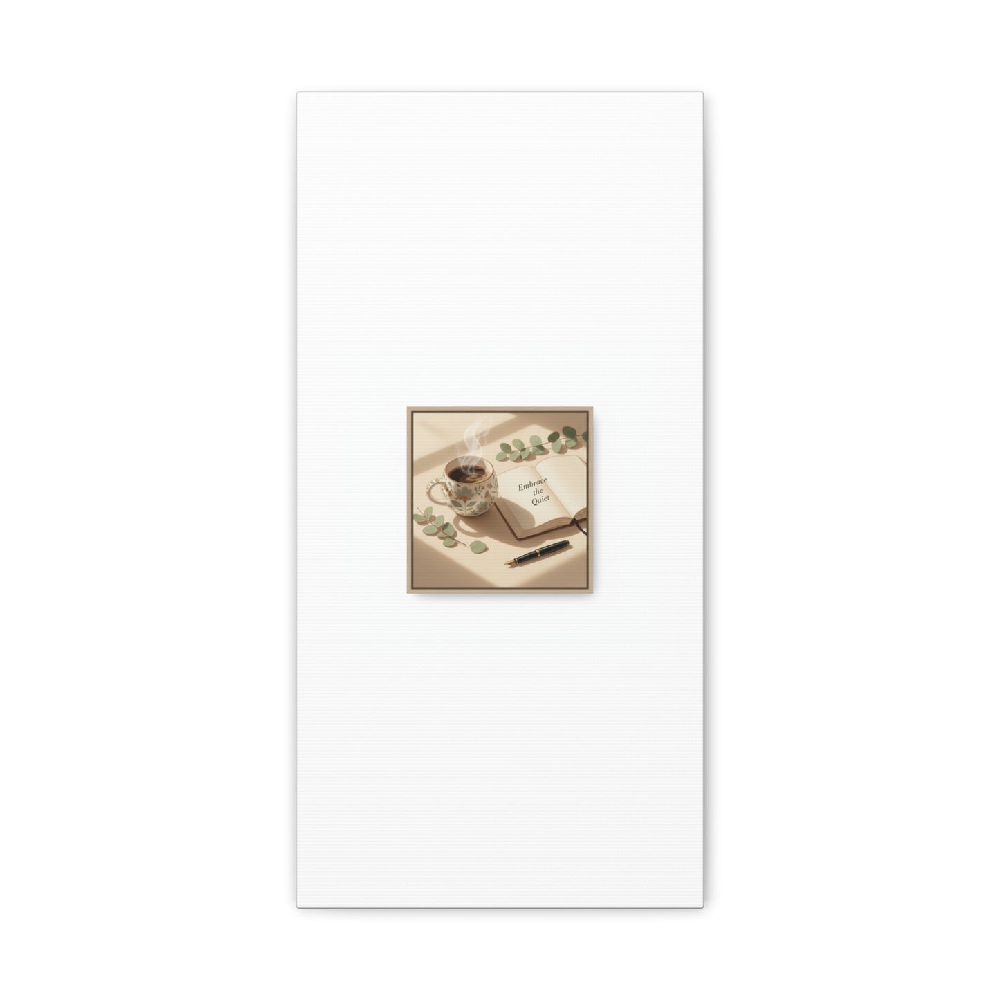 embrace the quiet canvas | morning routine art, sunrise decor