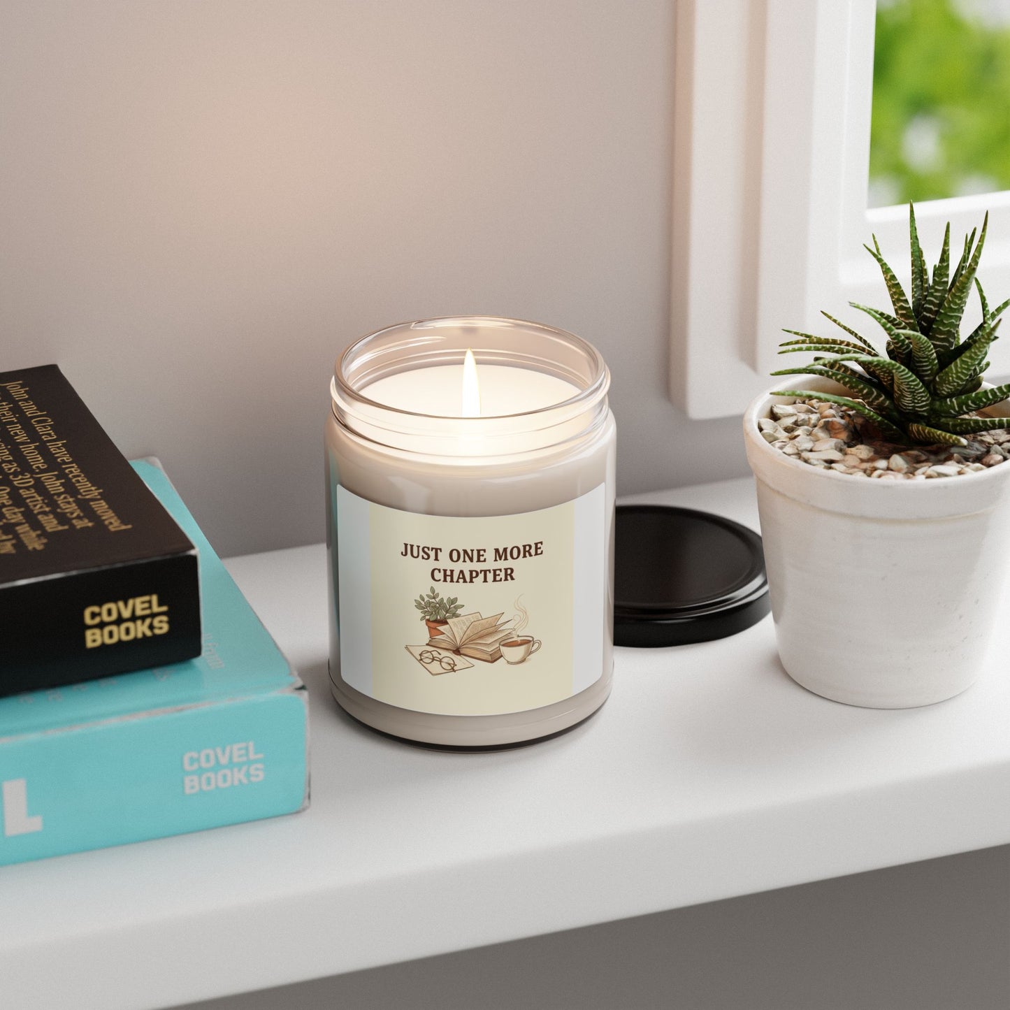 Just One More Chapter Candle, Soy Booklover Candle | Reading Aesthetic, Bibliophile