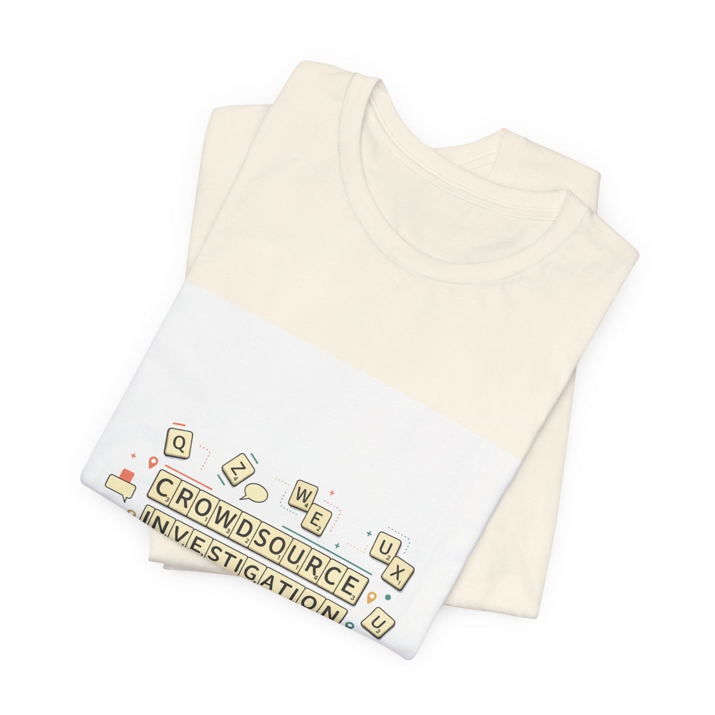Crowdsource Investigation Tee | pixel art gamer shirt, indie RPG meme