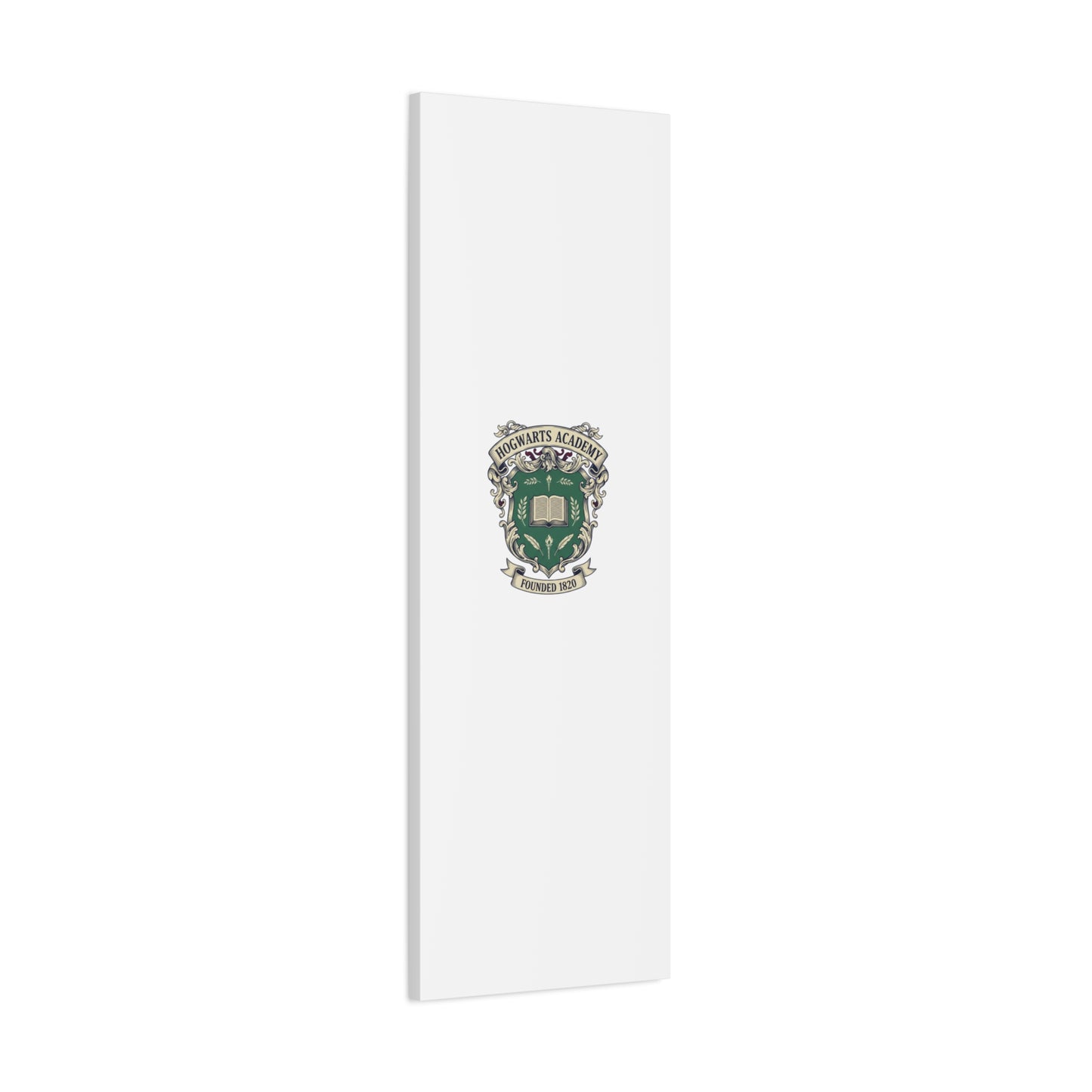 Hogwarts Ivy-Style Emblem Canvas | vintage club logo, old money crest