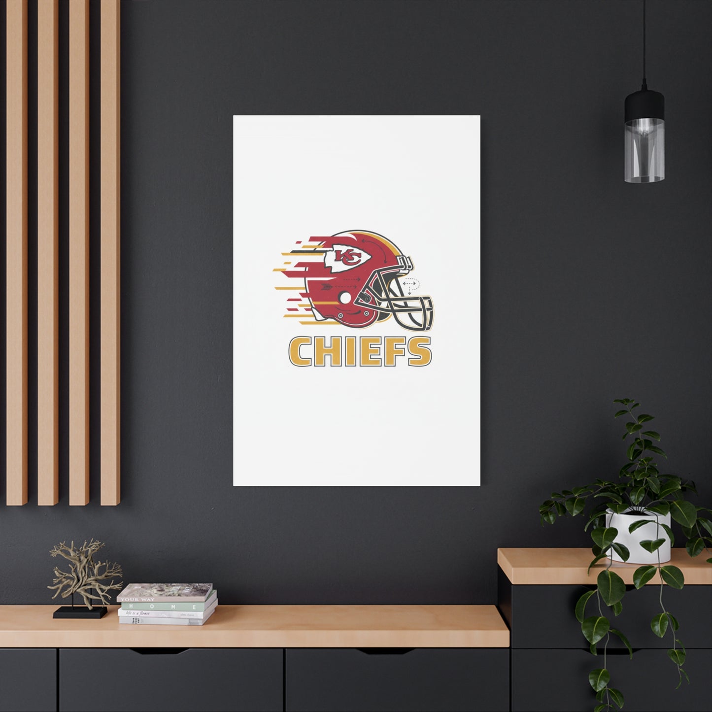 KC Chiefs Canvas  Wall Art