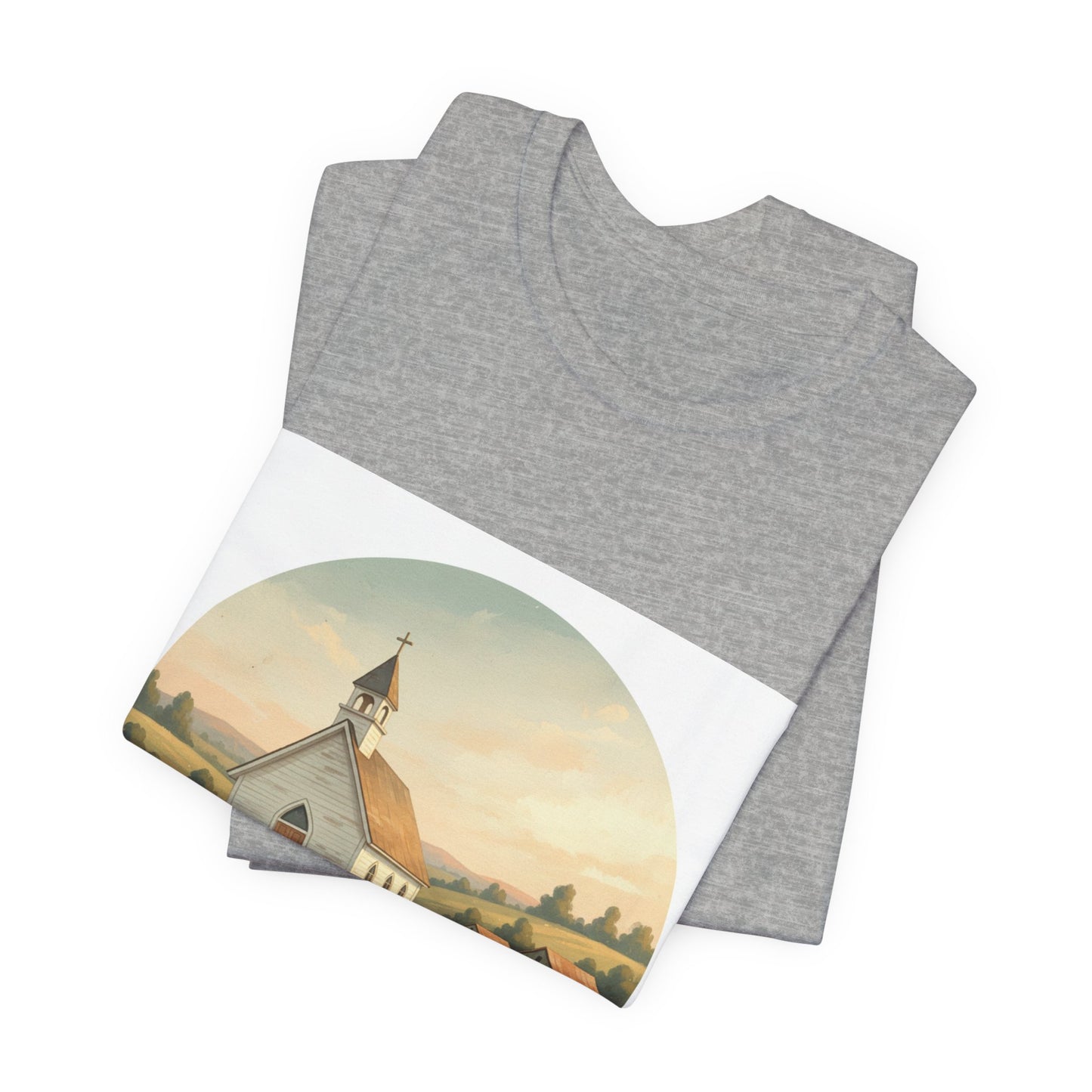 Country Church -Unisex Jersey Short Sleeve Tee