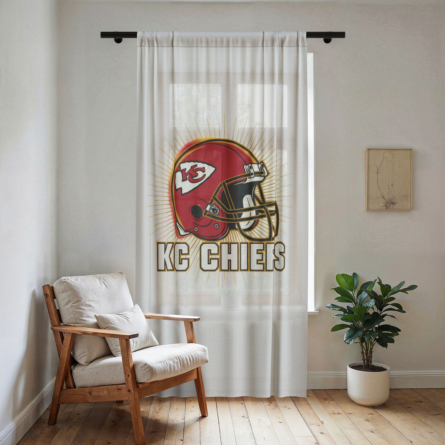 Sheer Window Curtain