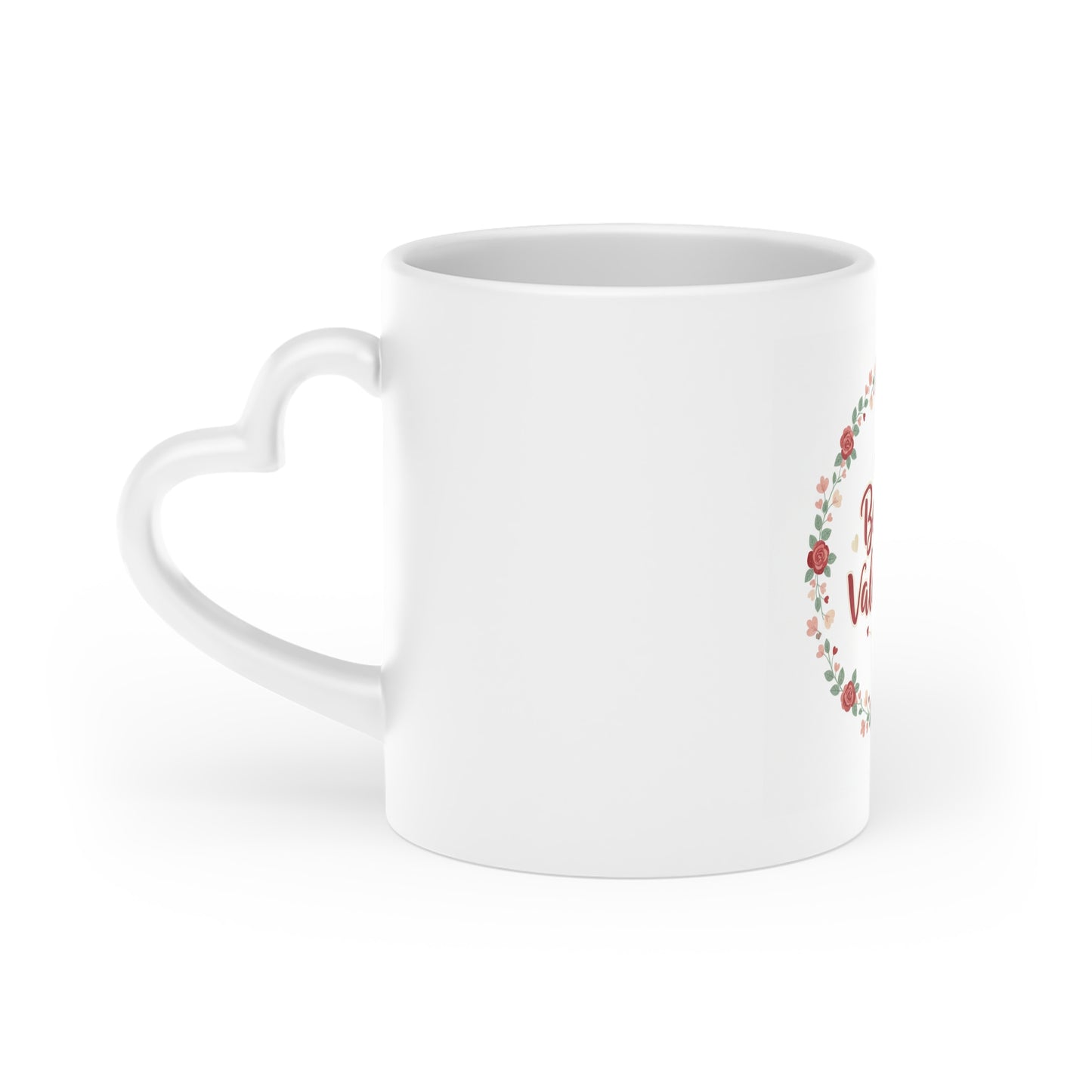 Valentine Floral "Be My Valentine" Mug