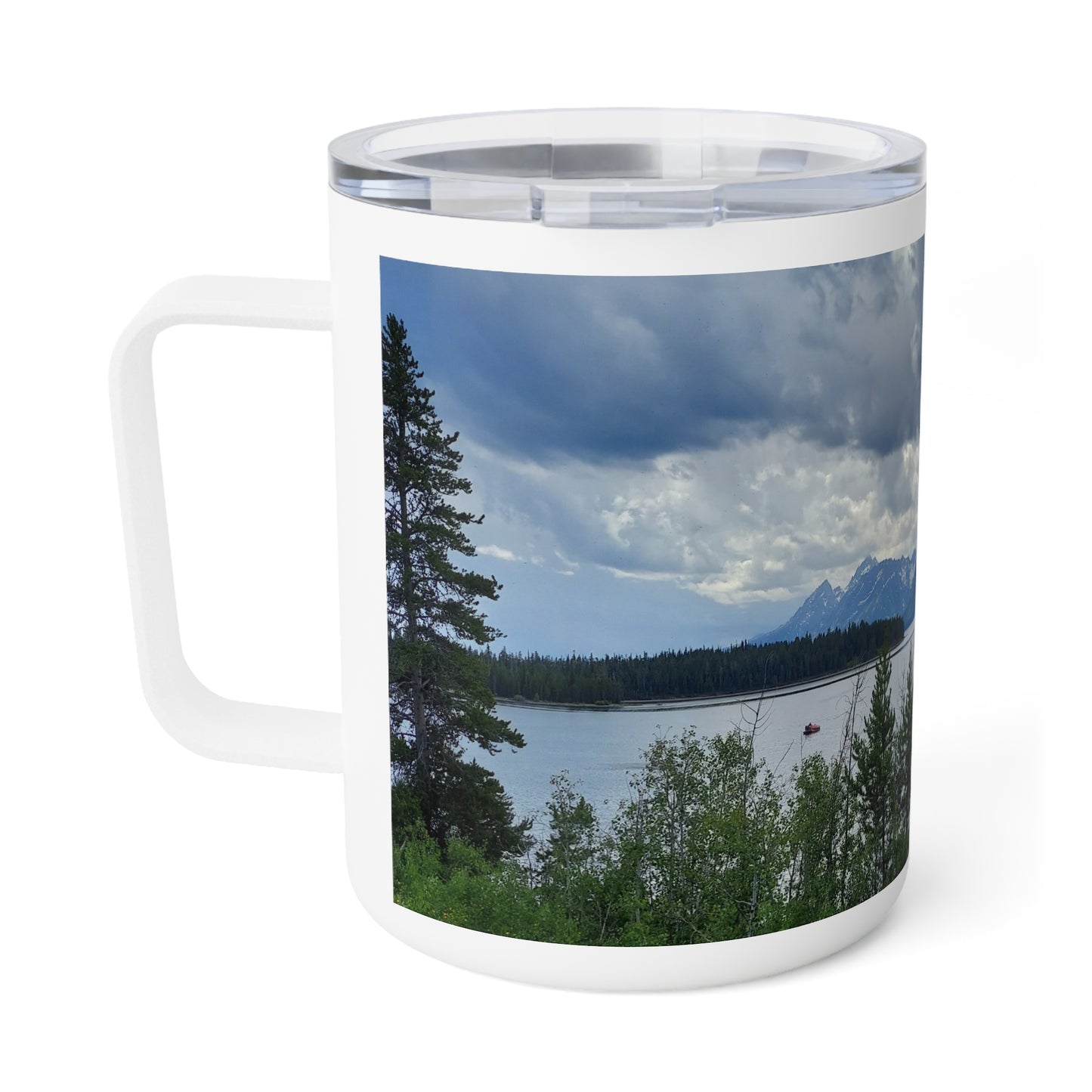 Mountain Lake Scenic 10oz Insulated Coffee Mug
