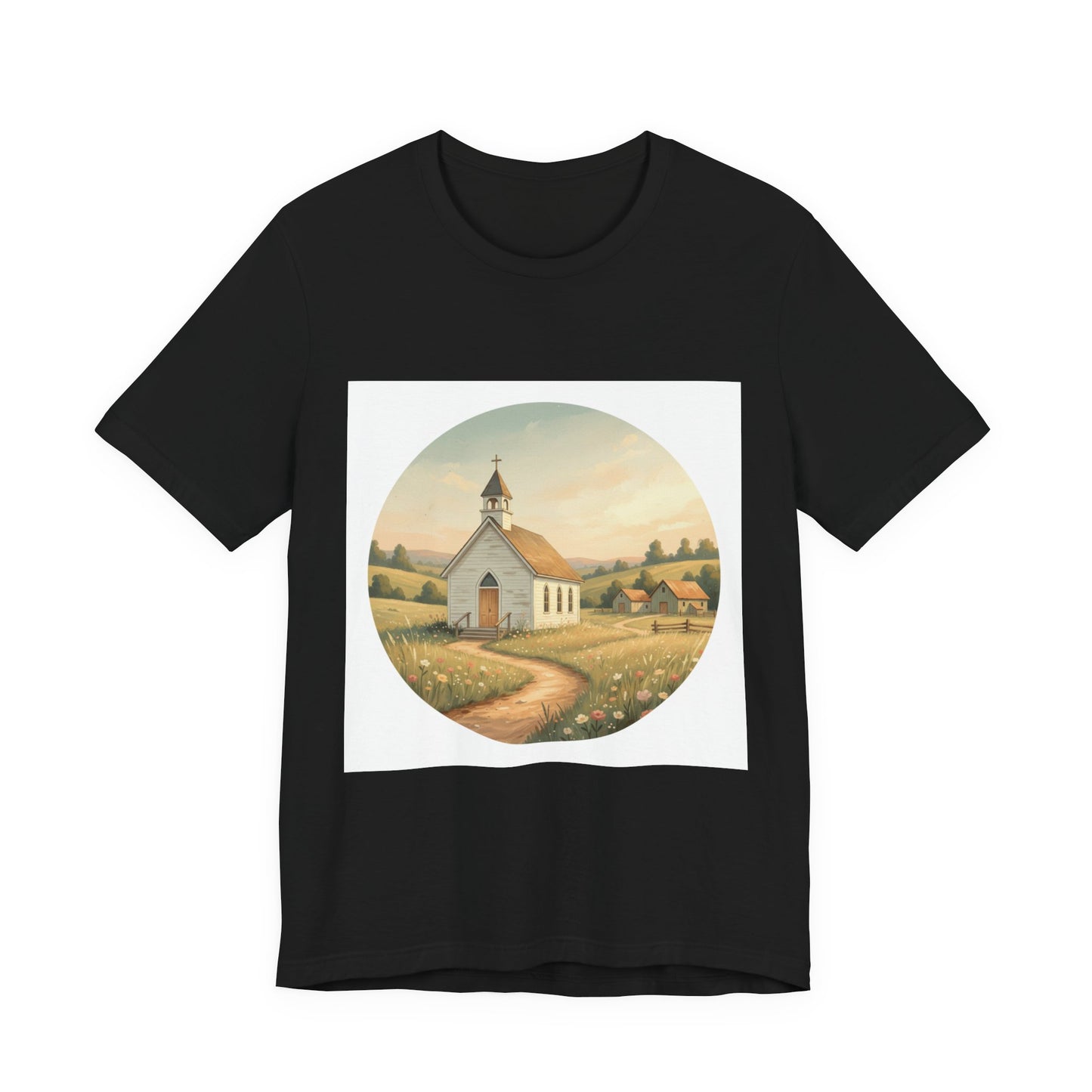 Country Church -Unisex Jersey Short Sleeve Tee