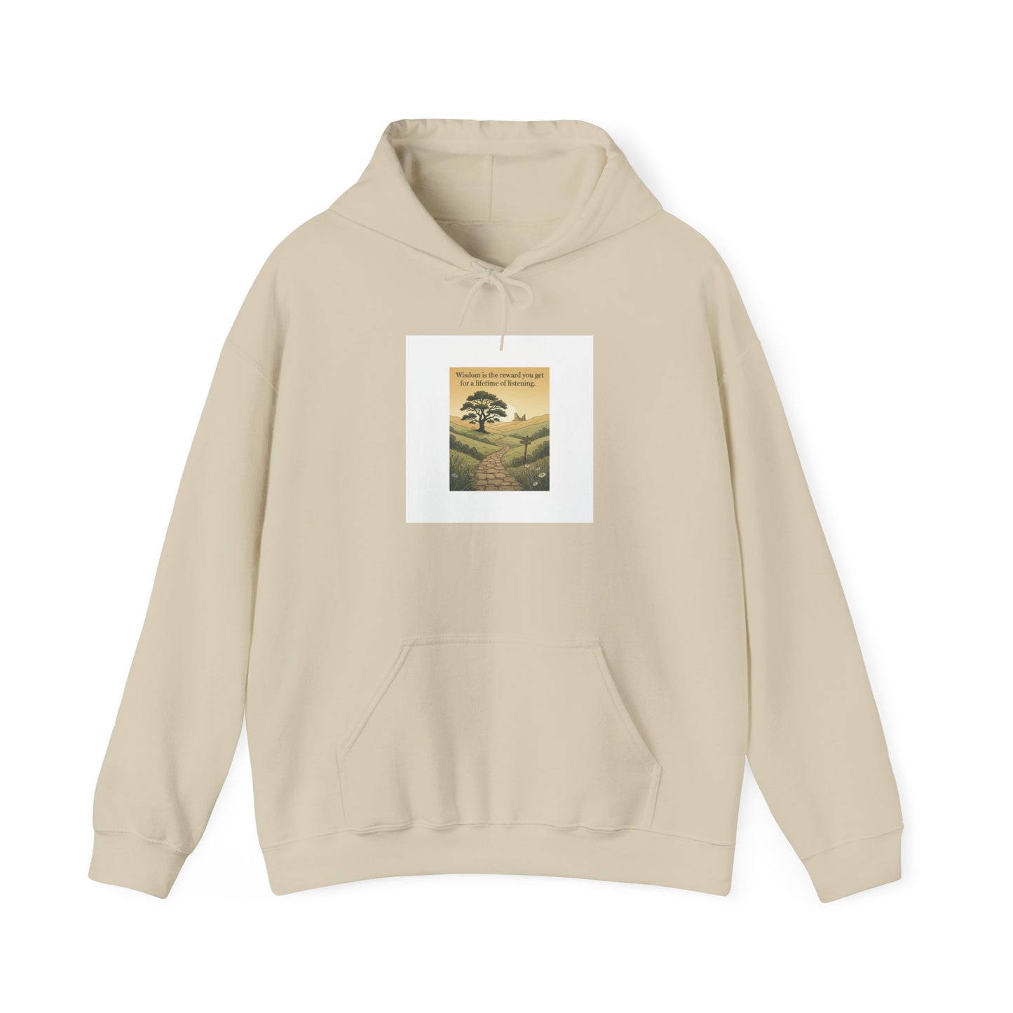 Wisdom quote hoodie