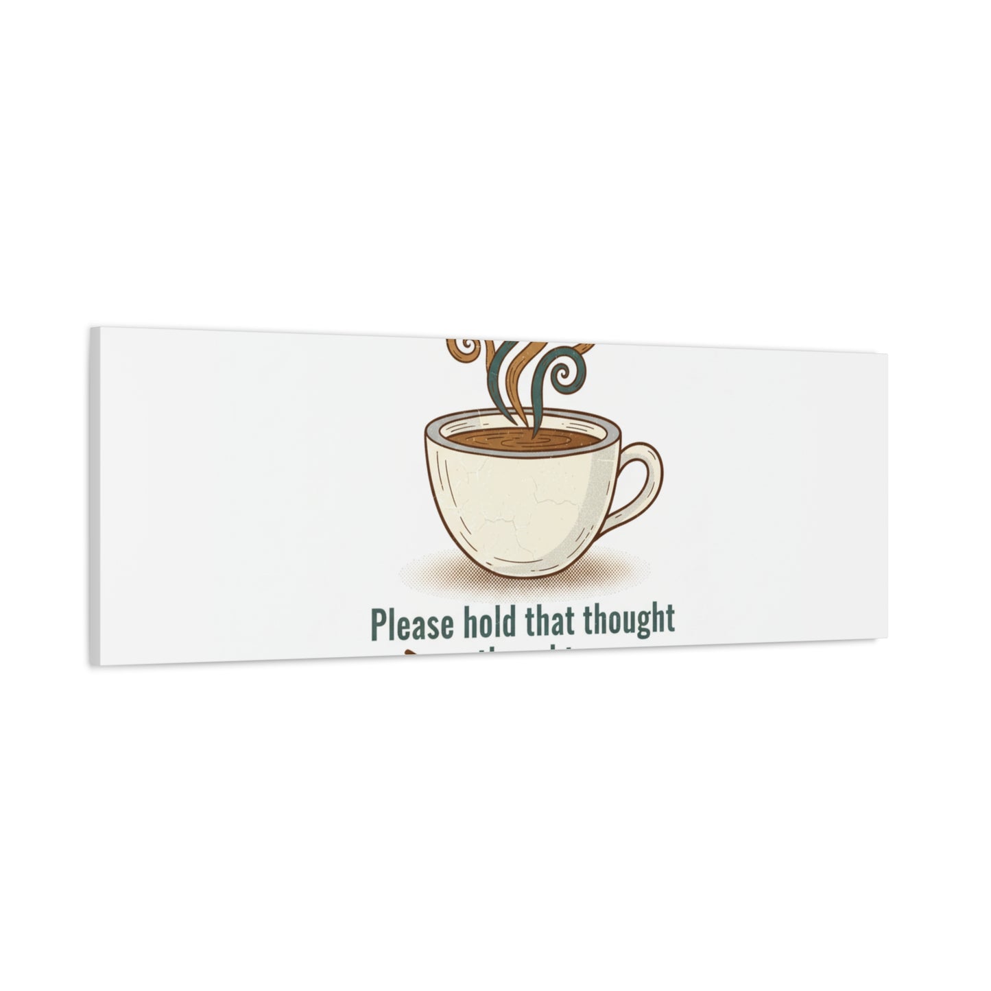 I Need Coffee First Canvas | Coffee Lover Wall Art, Cozy Drink Decor
