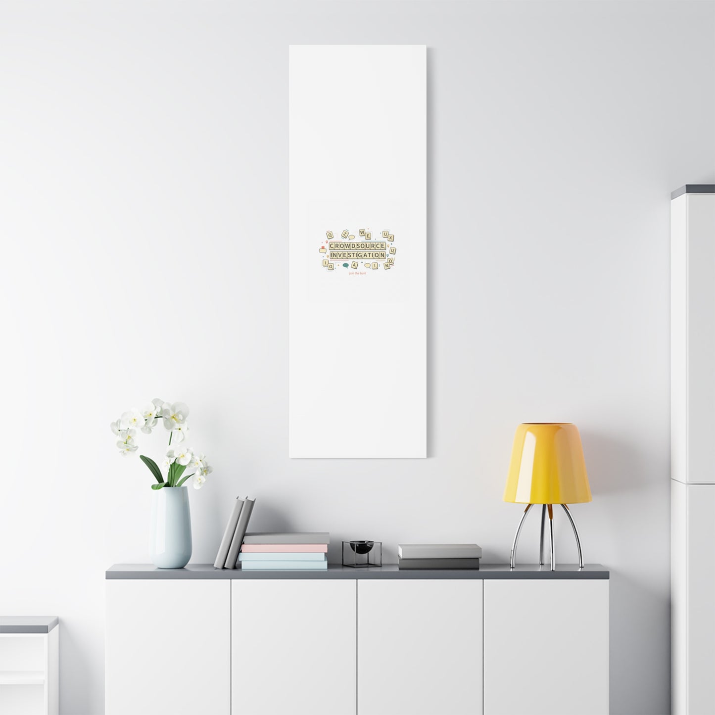 Crowdsource Investigation Canvas | Pixel Art, Gaming UI Wall Art