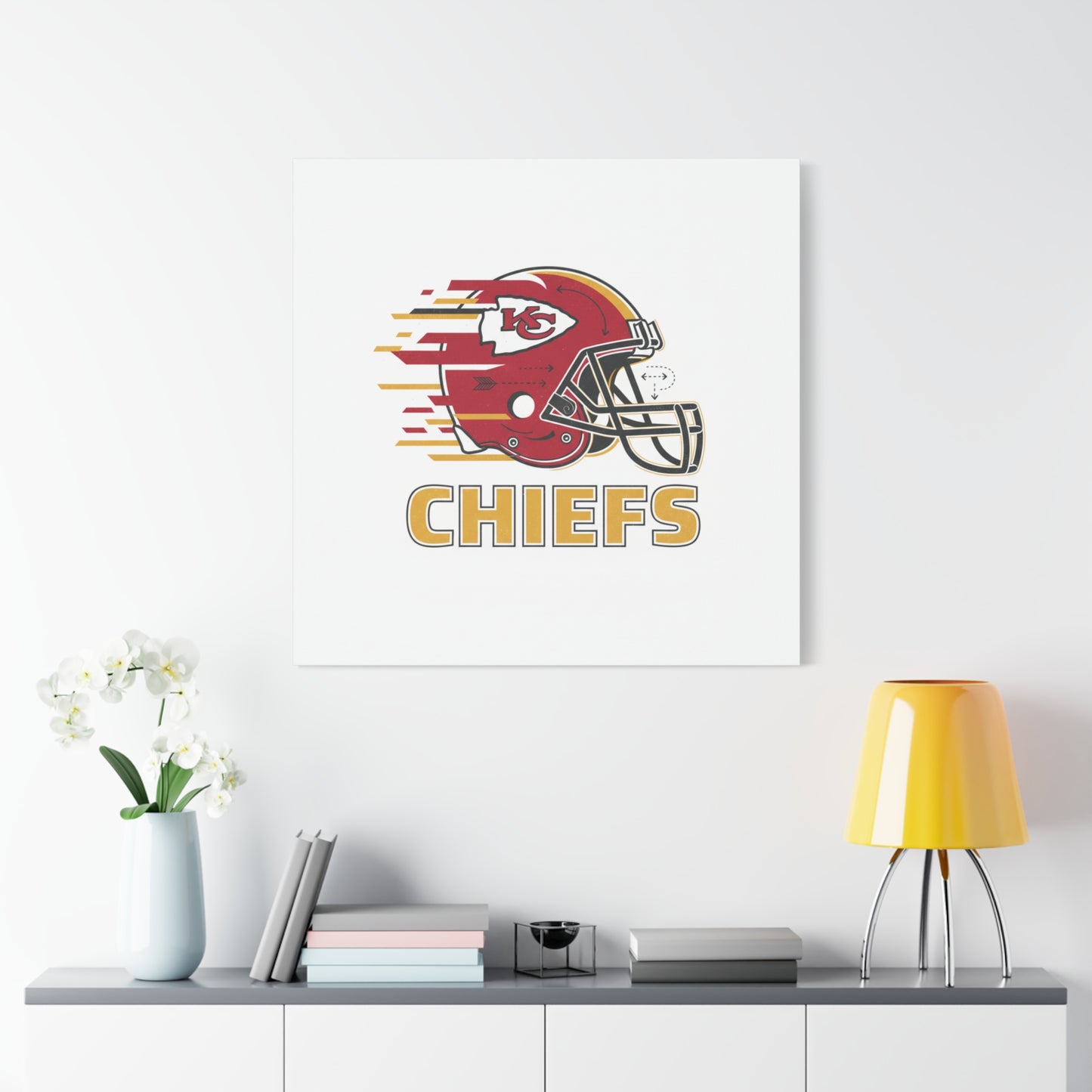 KC Chiefs Canvas  Wall Art