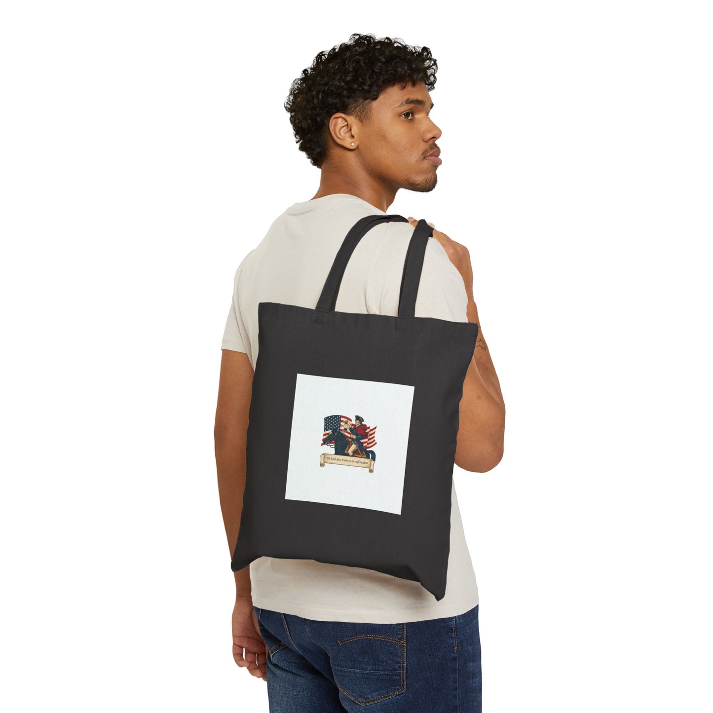 Moon Phase Mushroom Tote | nature vibes, forest minimal canvas