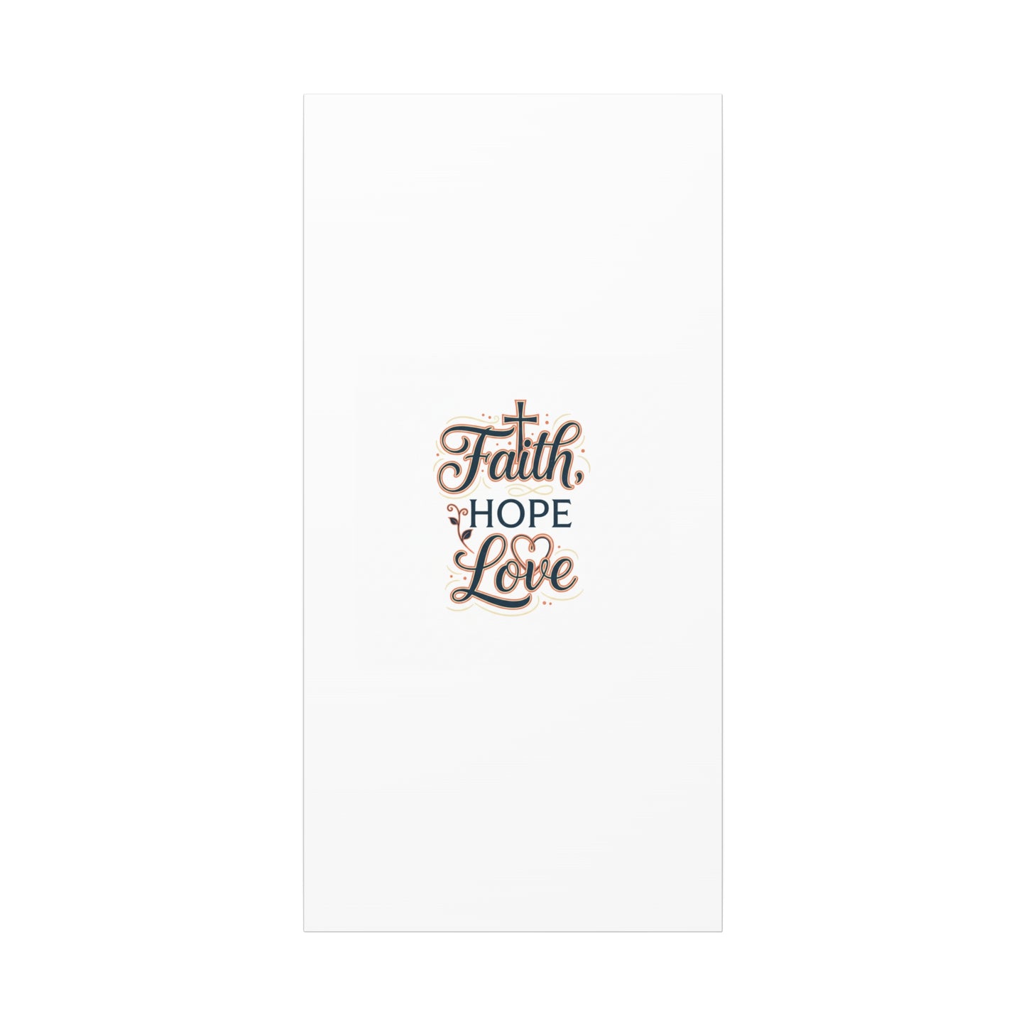 Faith Hope Love canvas, wall art