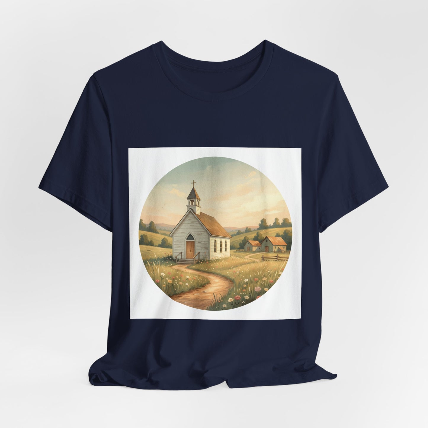 Country Church -Unisex Jersey Short Sleeve Tee